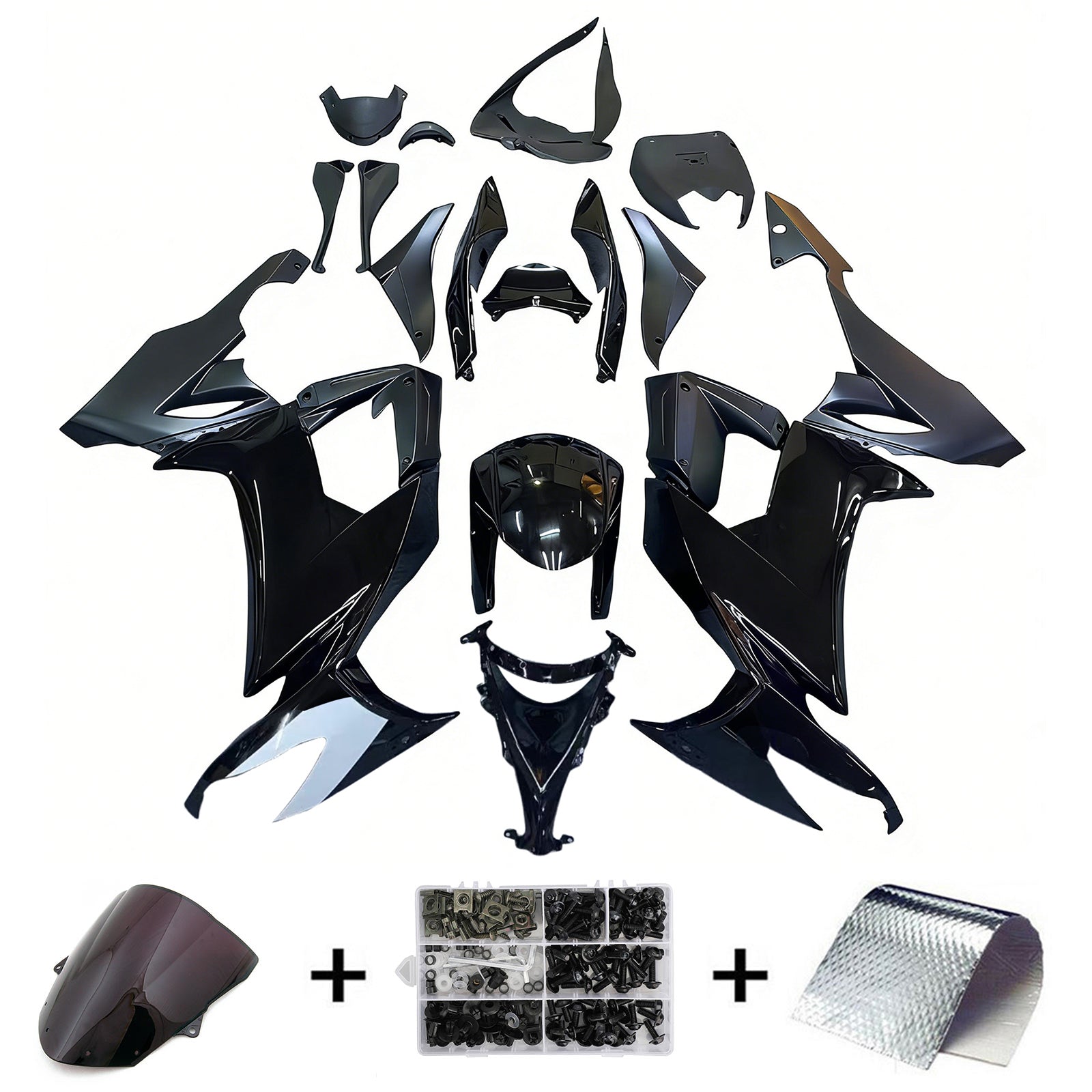 Kawasaki ZX10R 2008-2010 Fairing Kit Bodywork Plastic ABS