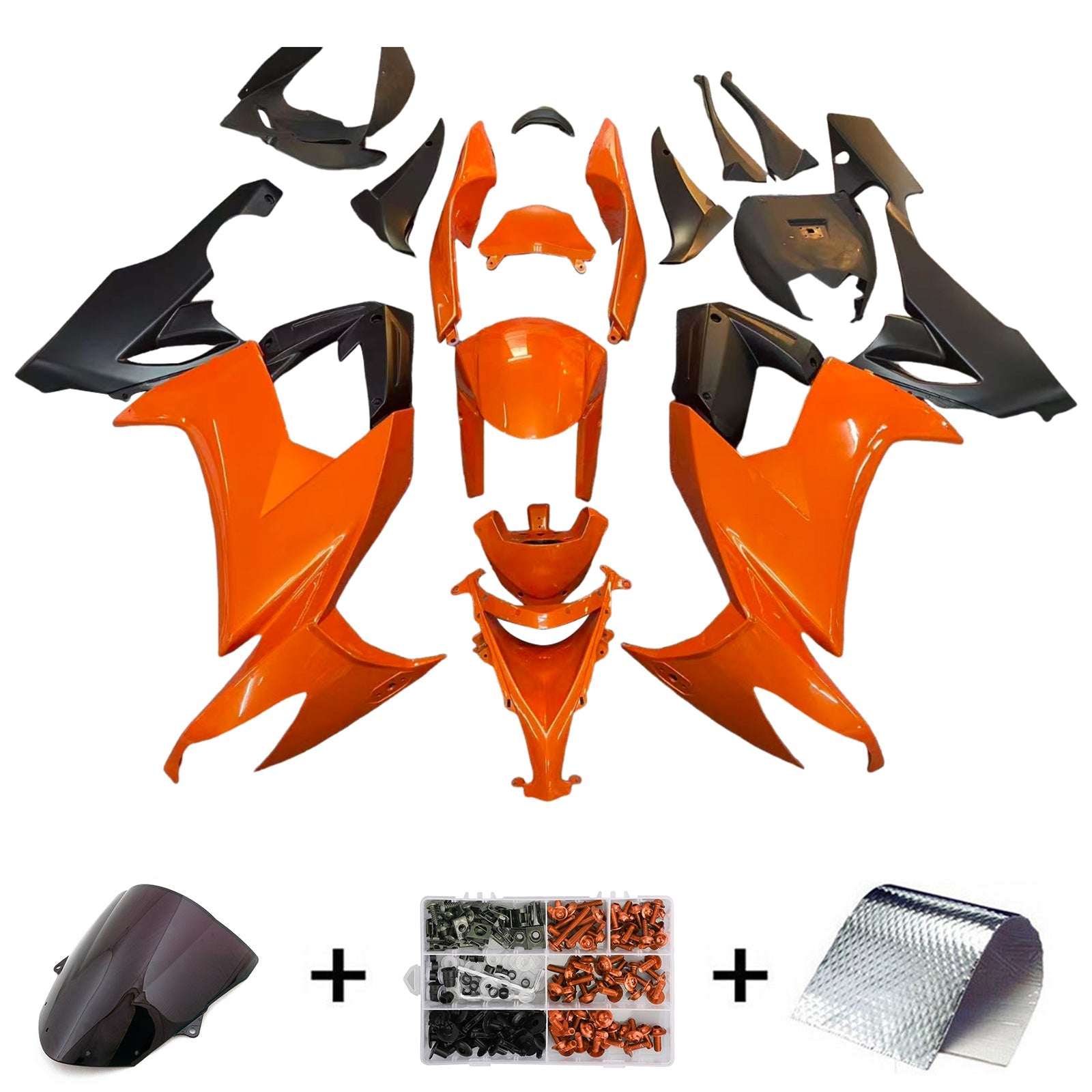 Kawasaki ZX10R 2008-2010 Fairing Kit Bodywork Plastic ABS