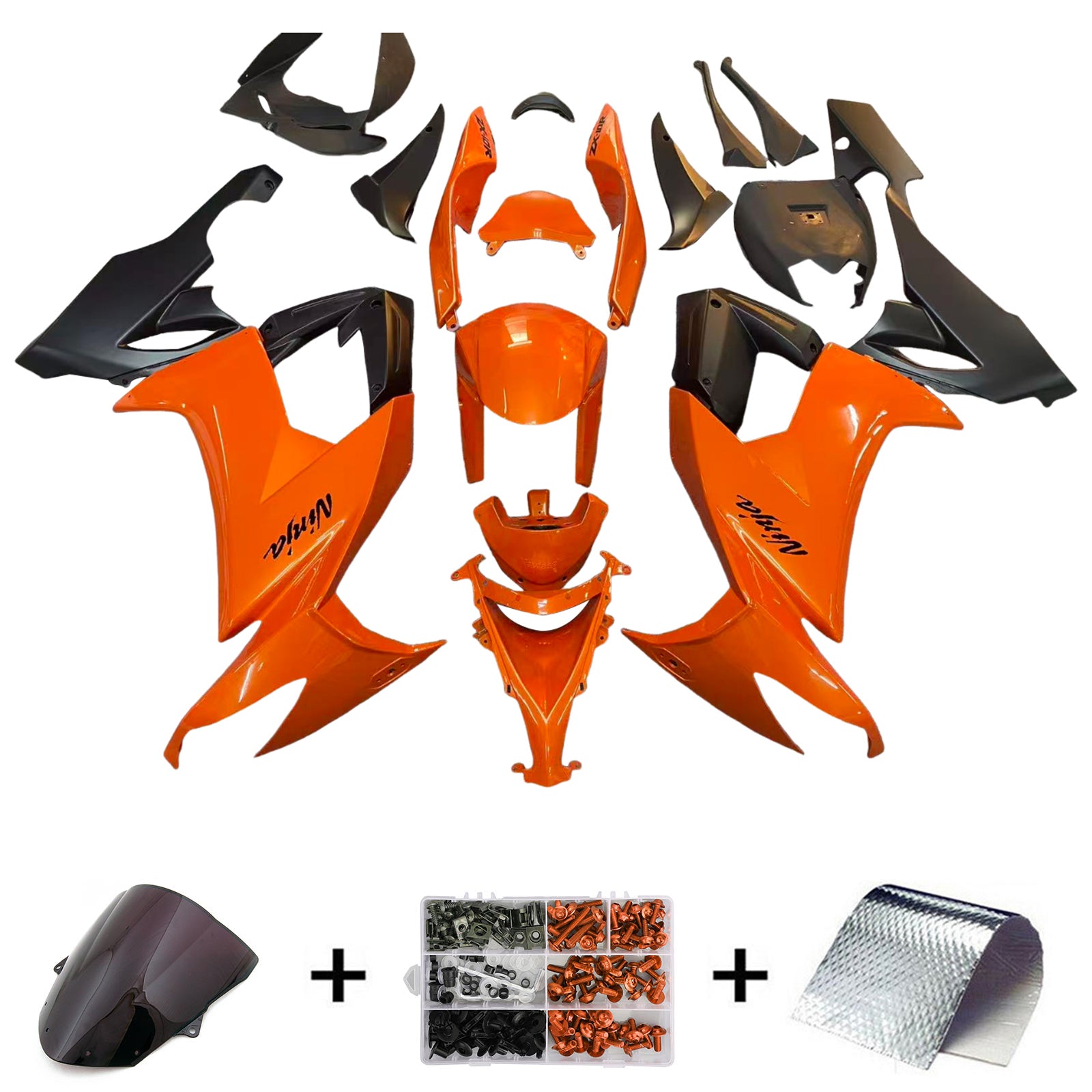 Kawasaki ZX10R 2008-2010 Fairing Kit Bodywork Plastic ABS