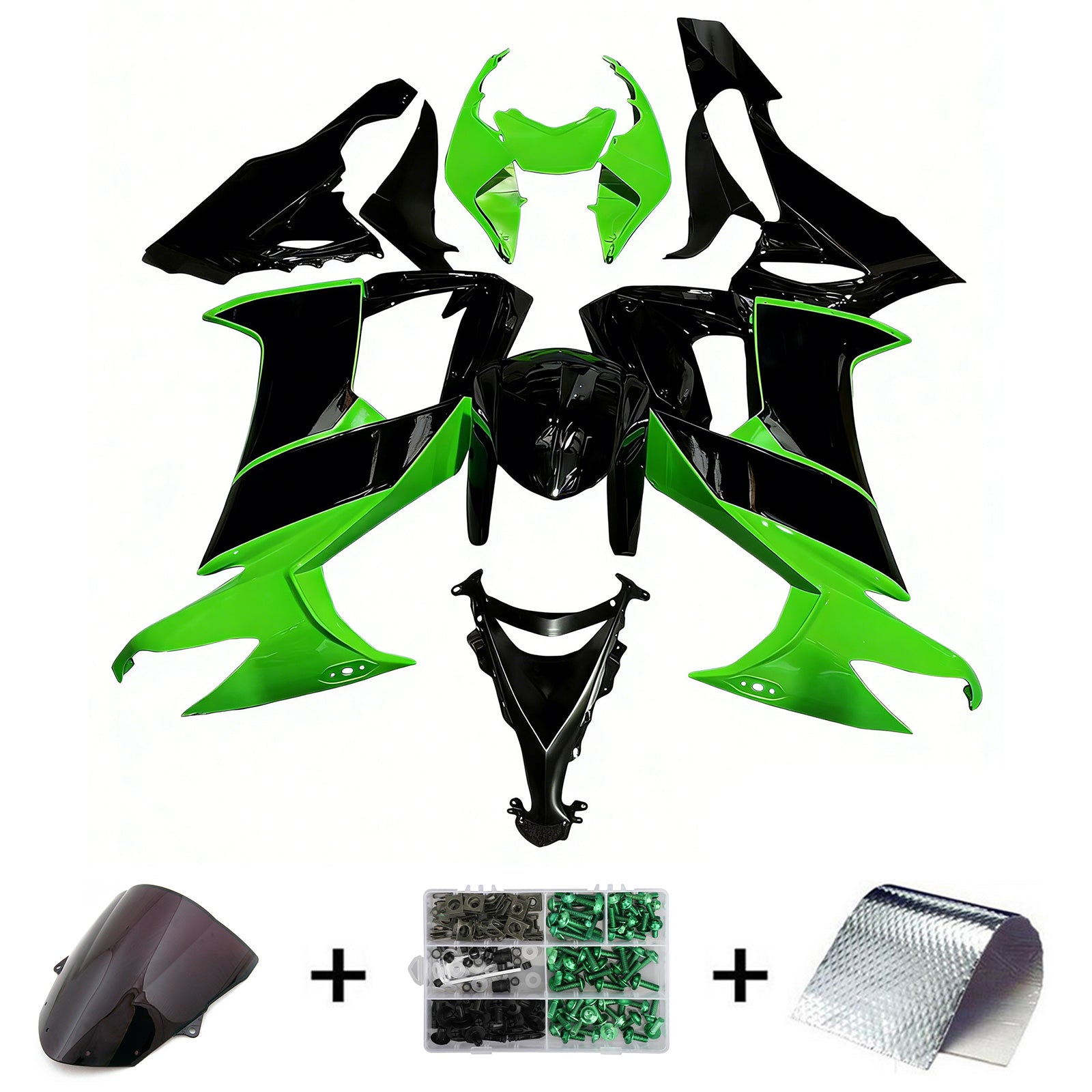 Kawasaki ZX10R 2008-2010 Fairing Kit Bodywork Plastic ABS