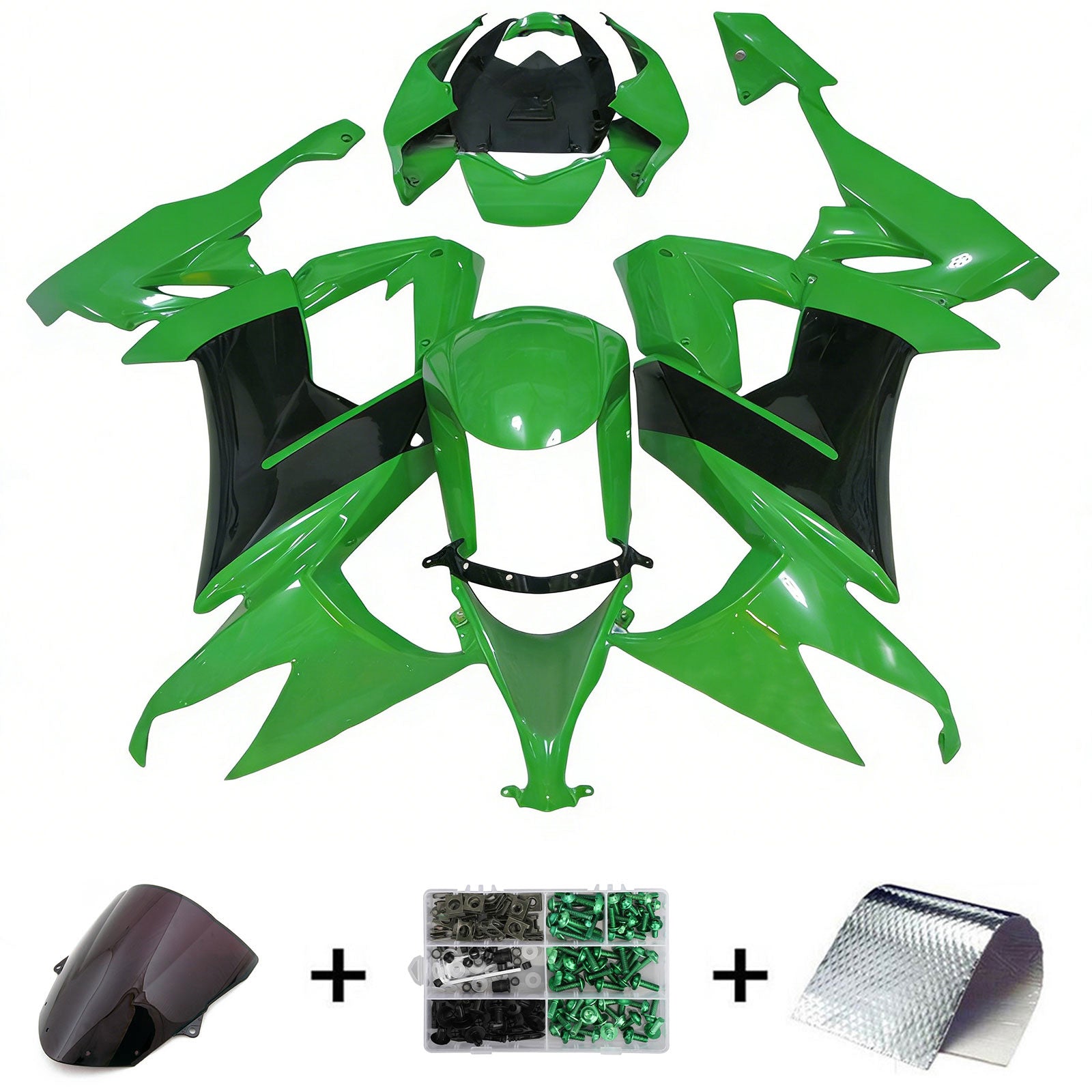 Kawasaki ZX10R 2008-2010 Fairing Kit Bodywork Plastic ABS