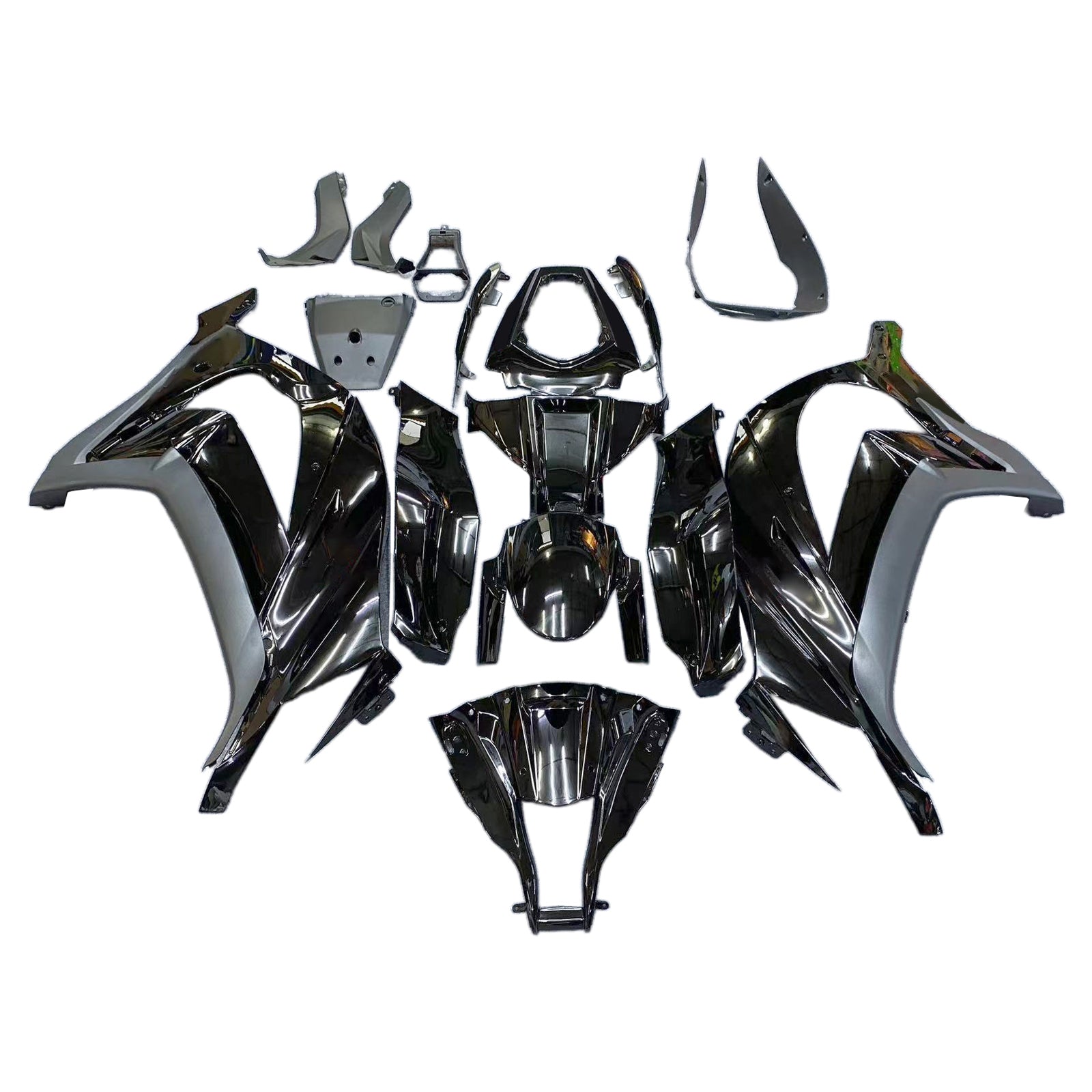 Injection Fairing Kit Bodywork Plastic ABS fit For Kawasaki ZX10R 2011-2015