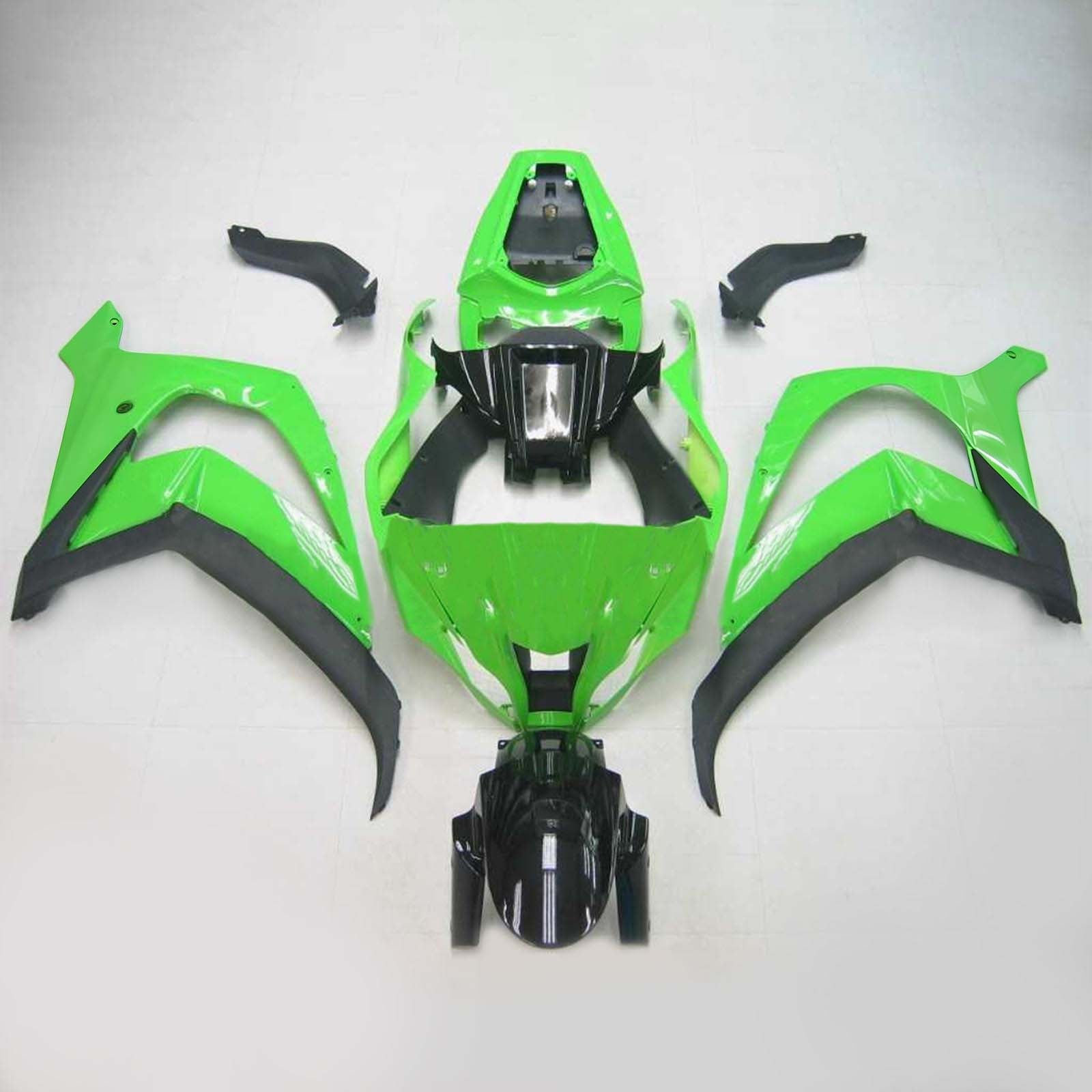 Fairings 2011-2015 Plastics Kawasaki ZX10R Ninja Green ZX10R Generic