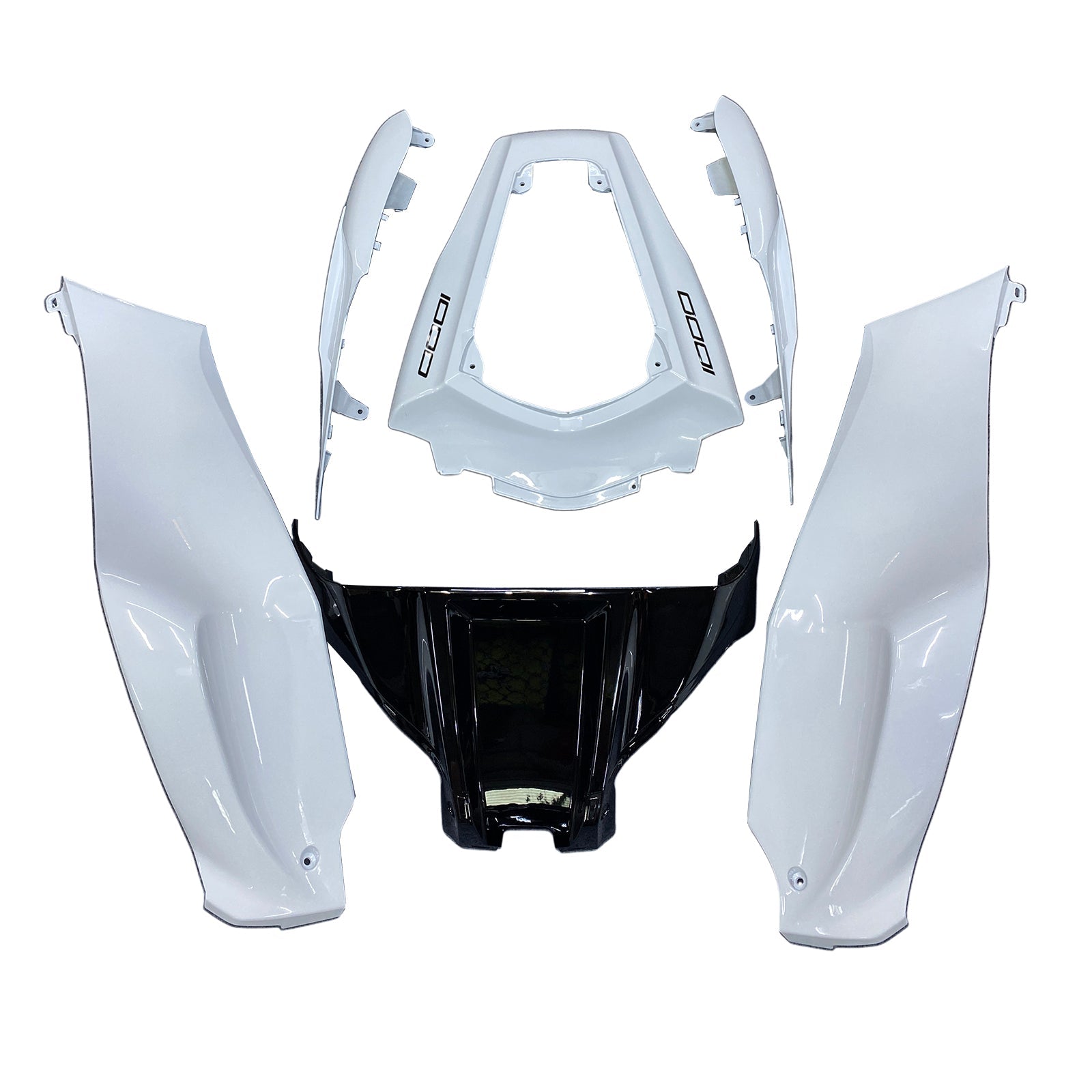 Fairings 2011-2015 Plastics Kawasaki ZX10R Ninja White ZX10R Generic