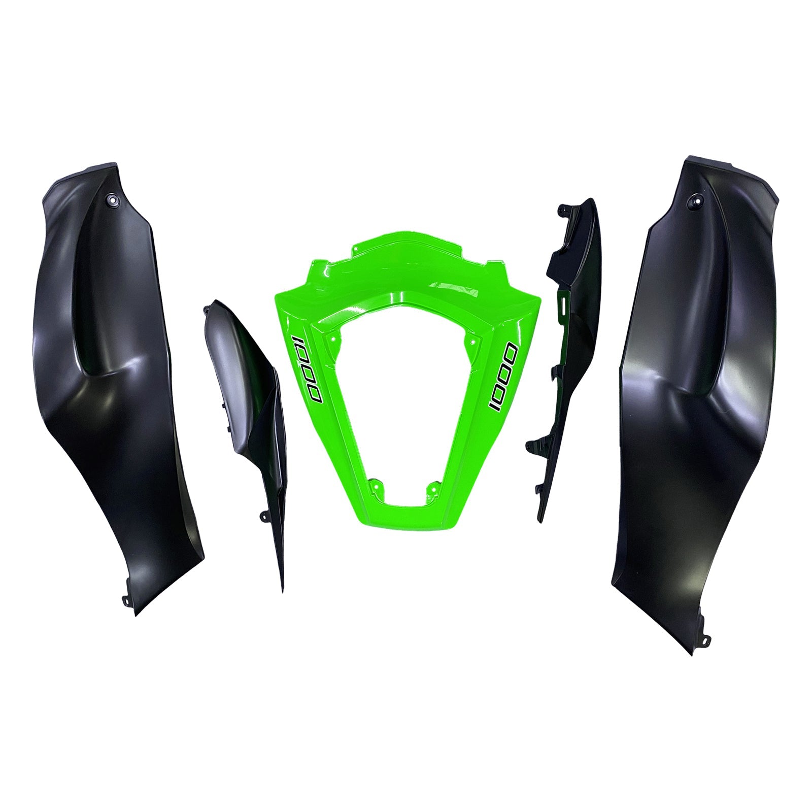 Fairings 2011-2015 Plastics Kawasaki ZX10R Ninja Green Black ZX10R Generic