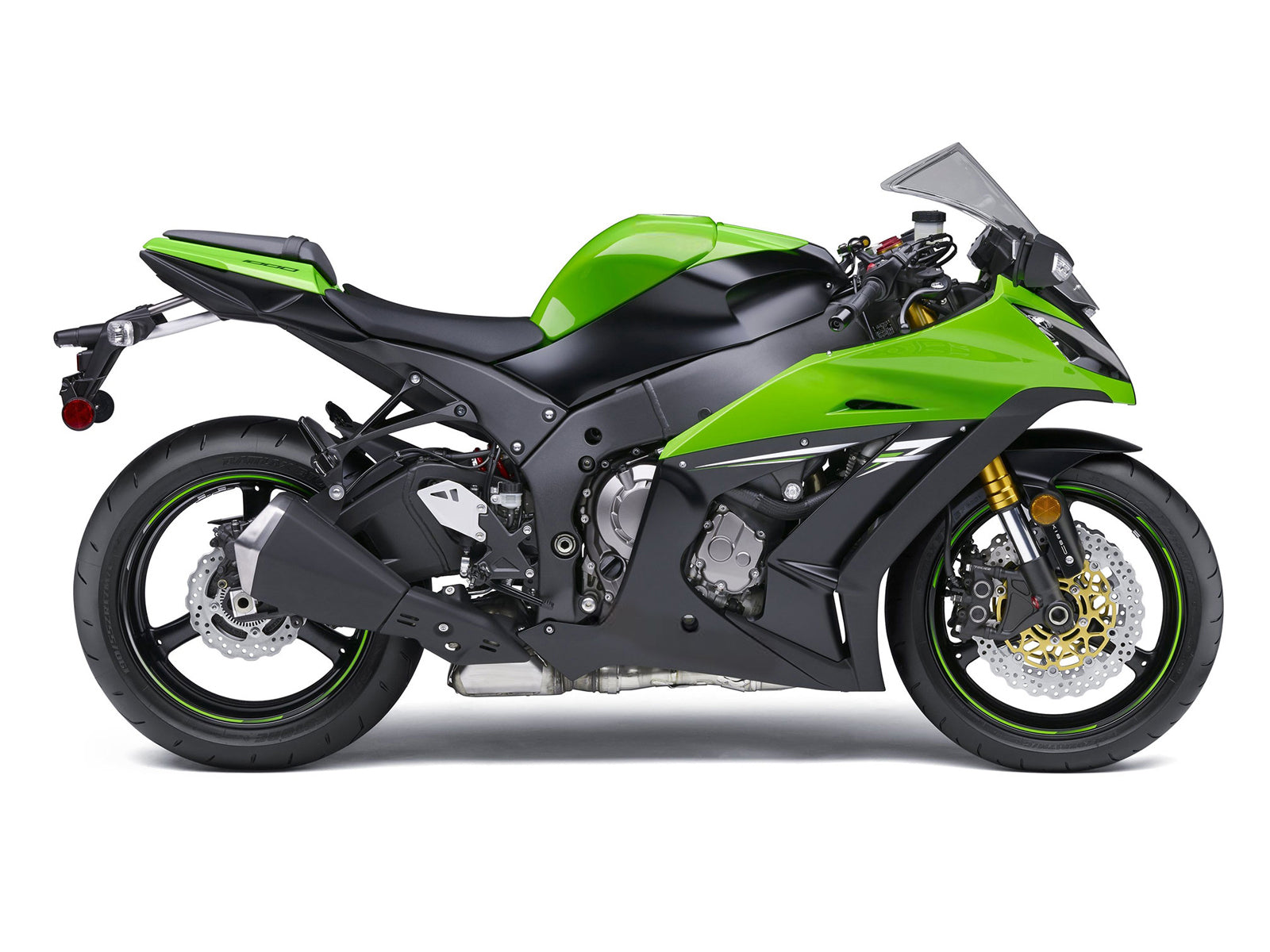 Fairings 2011-2015 Plastics Kawasaki ZX10R Ninja Green Black ZX10R Generic