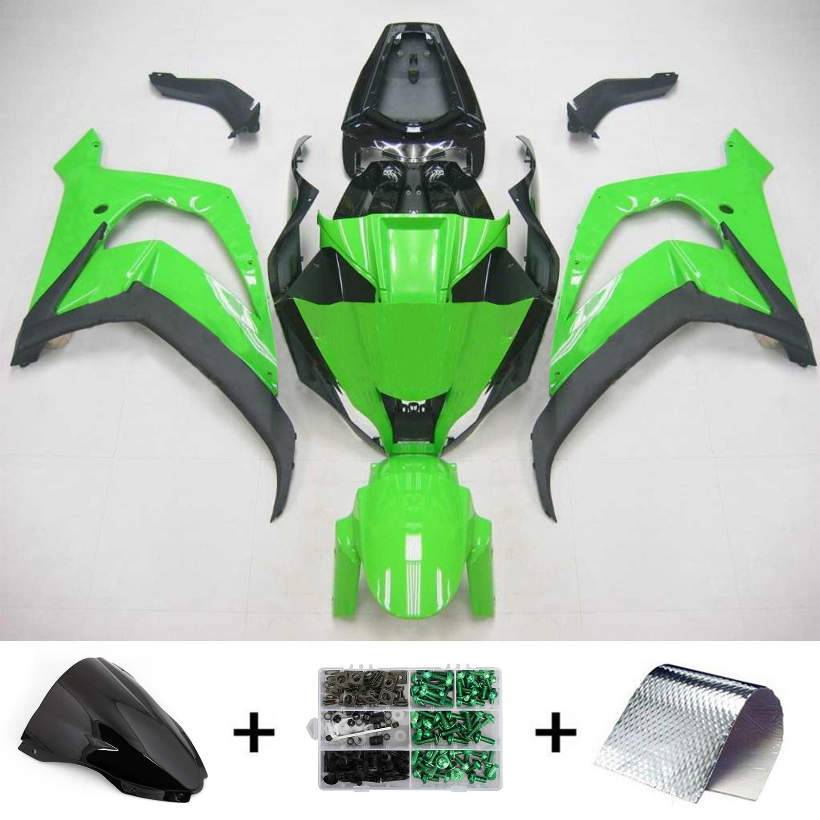 가와사키 ZX10R 2011-2015 페어링 키트 차체 플라스틱 ABS