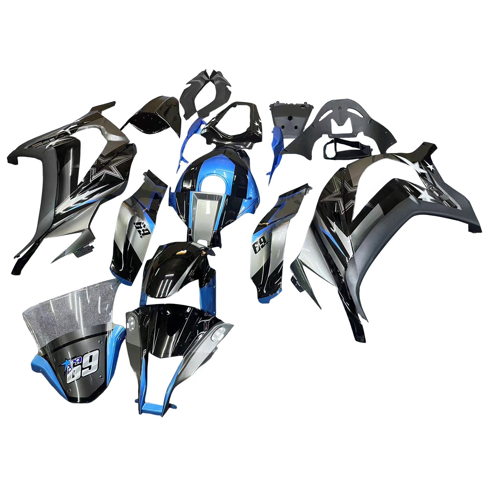 Kawasaki ZX10R 2011-2015 Fairing Kit Bodywork Plastic ABS