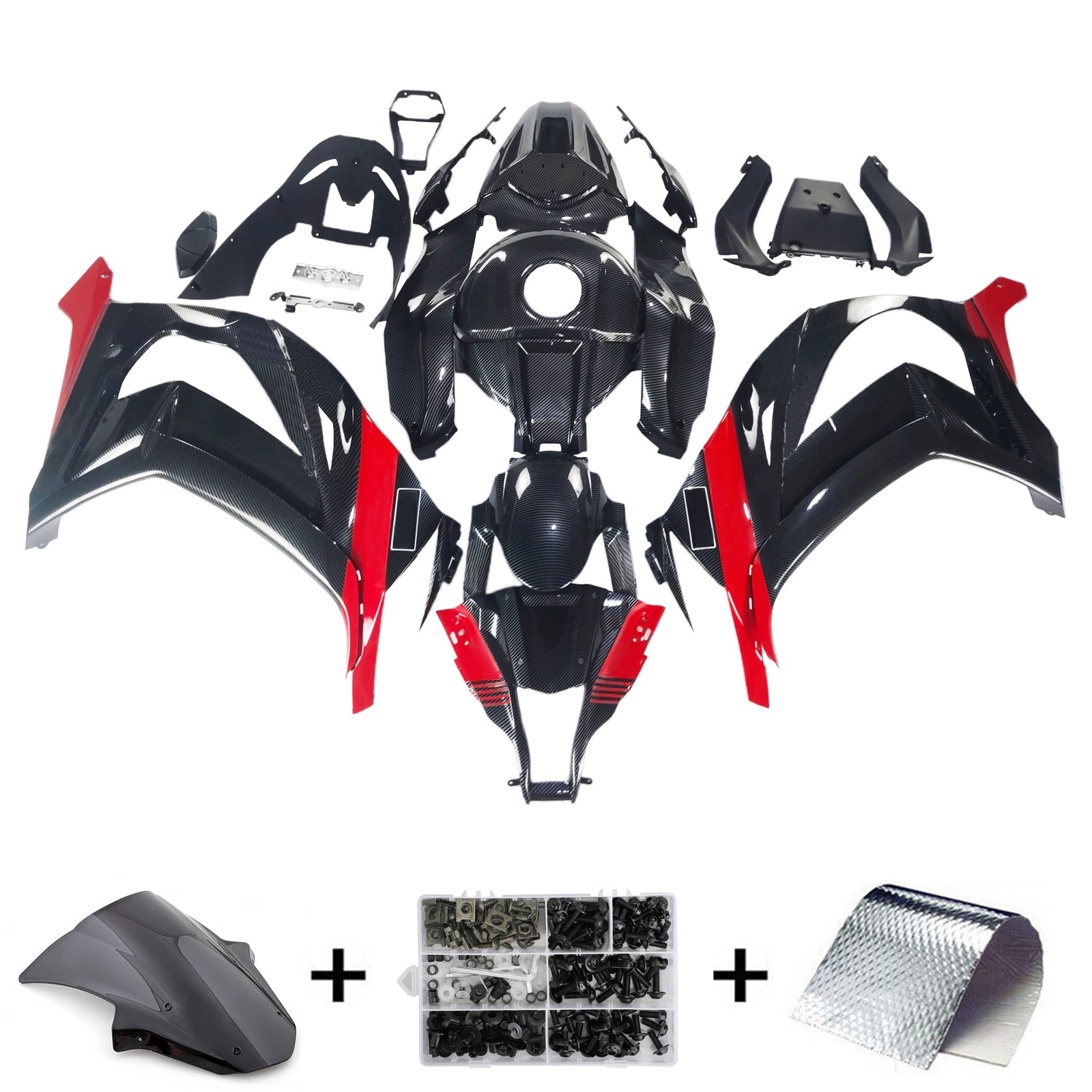 Kawasaki ZX10R 2011-2015 Fairing Kit Bodywork Plastic ABS