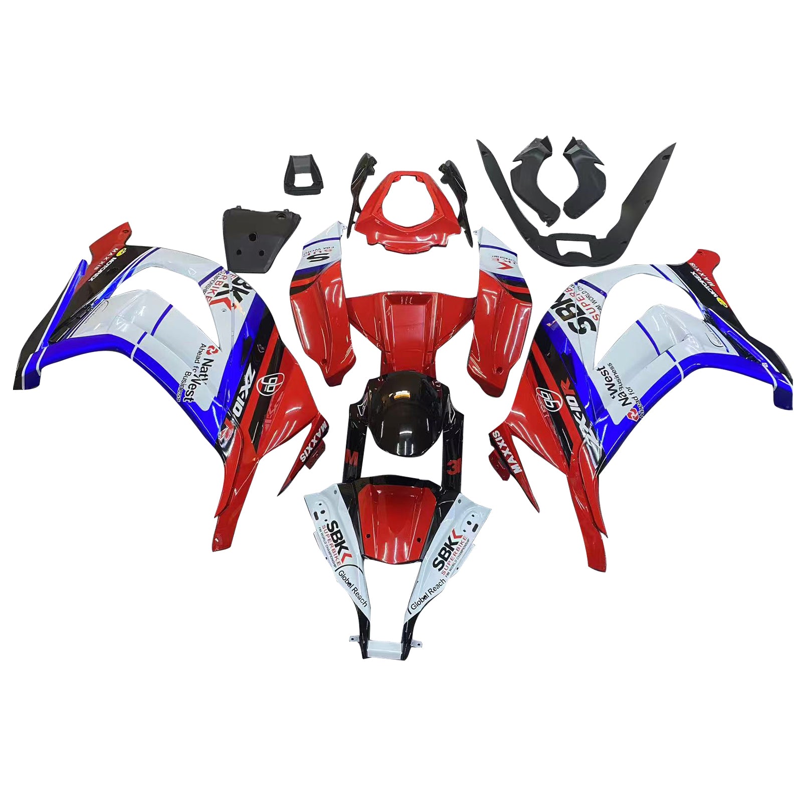 Kawasaki ZX10R 2011-2015 Fairing Kit Bodywork Plastic ABS