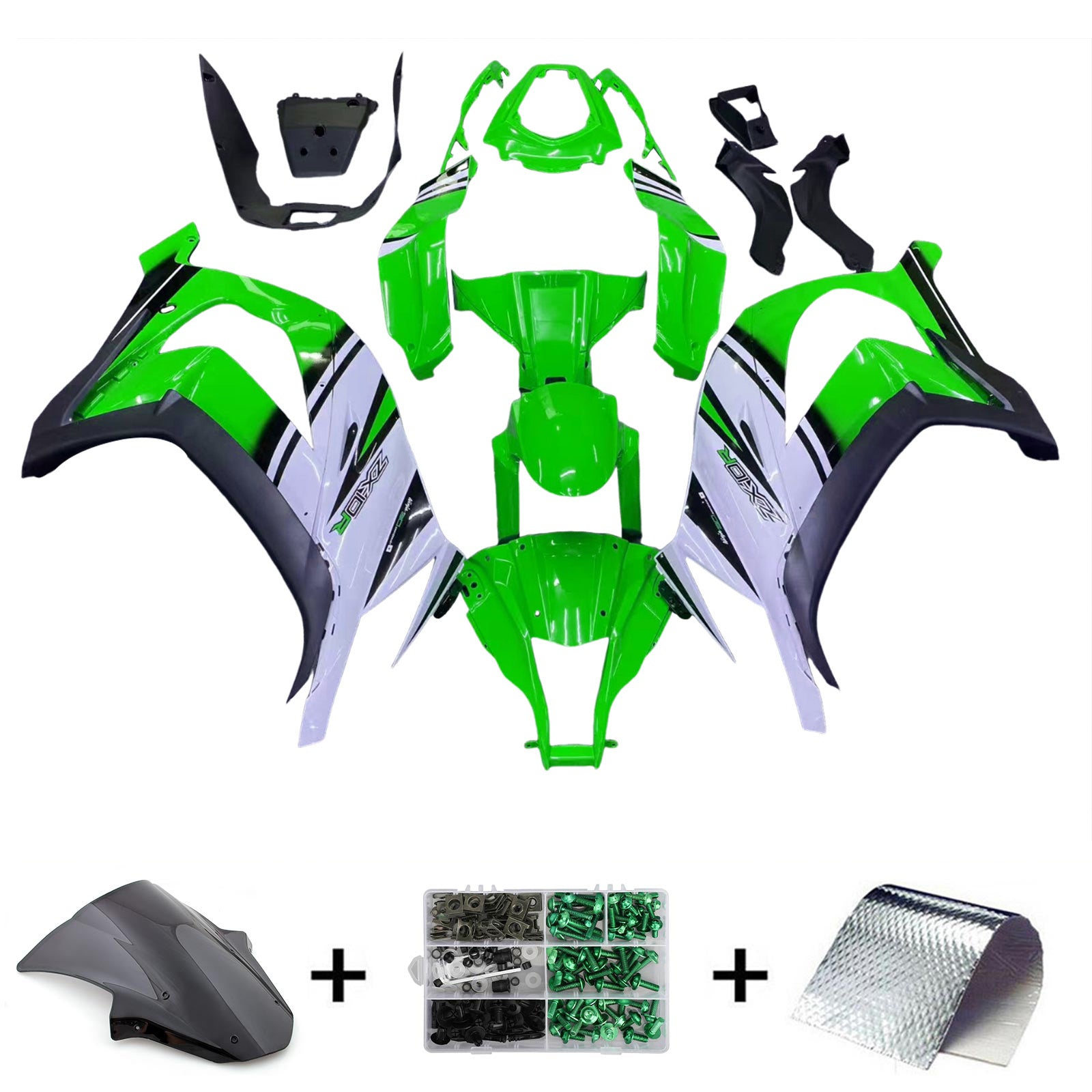 Kawasaki ZX10R 2011-2015 Fairing Kit Bodywork Plastic ABS