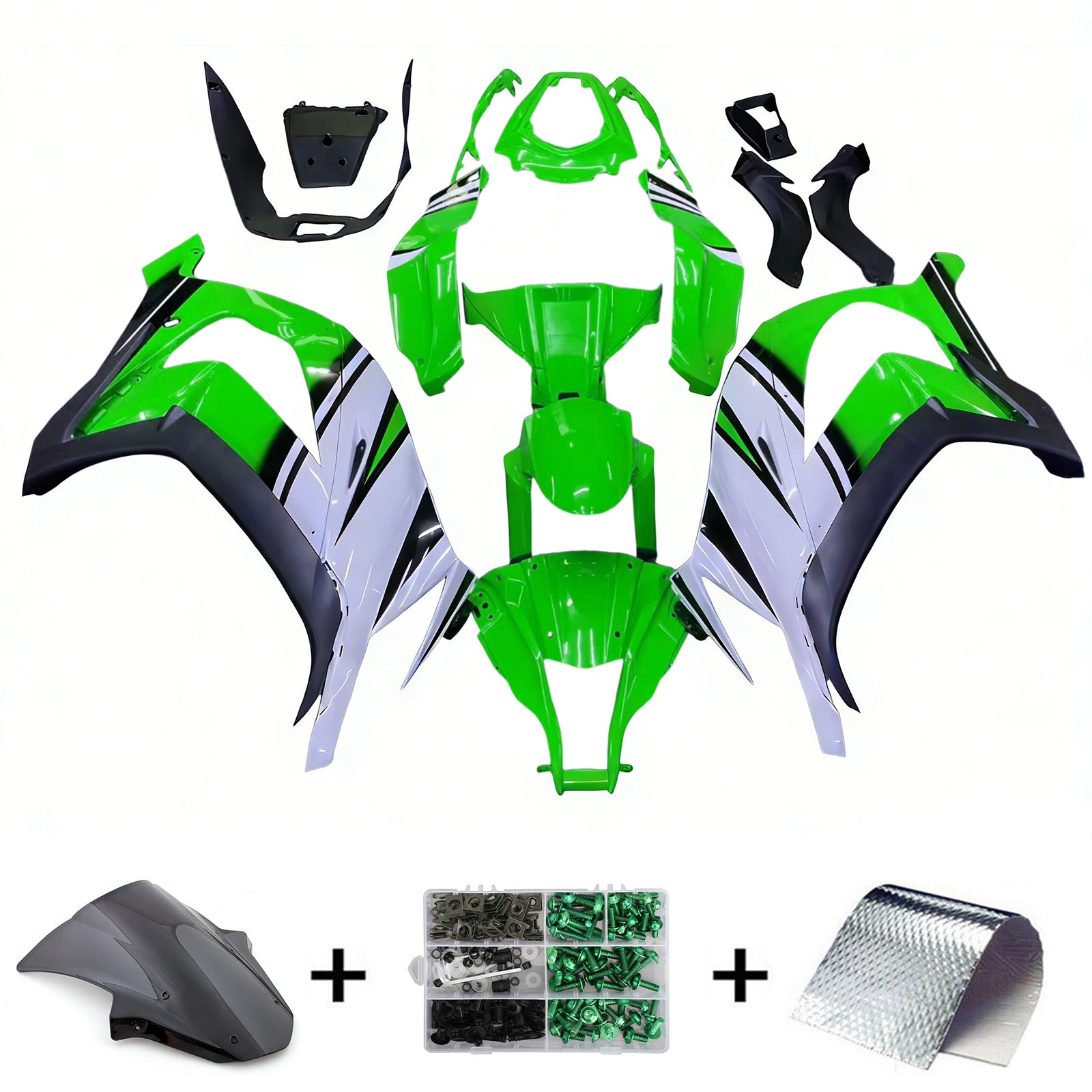 Kawasaki ZX10R 2011-2015 Fairing Kit Bodywork Plastic ABS