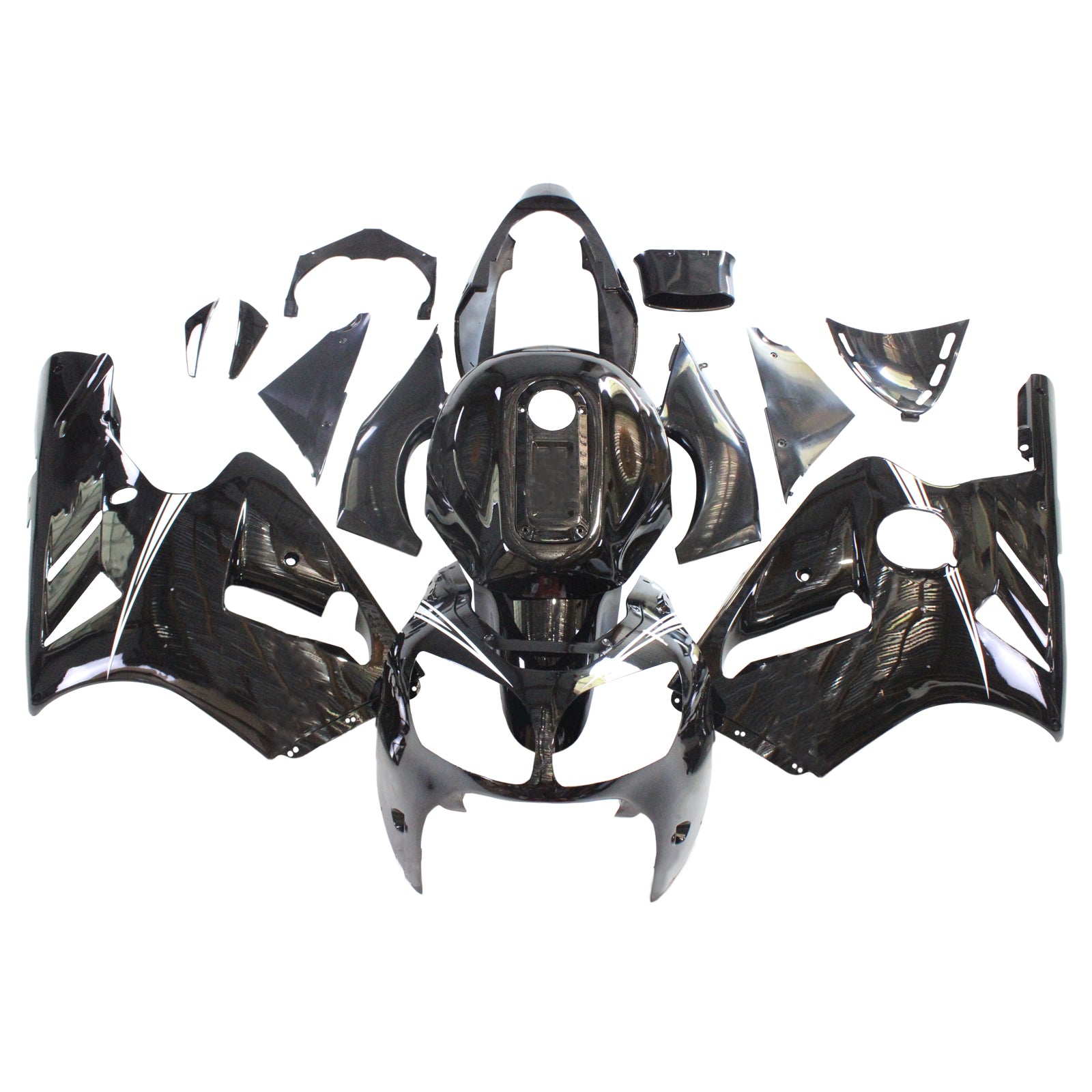 Injection Fairing Kit Bodywork Plastic ABS fit For Kawasaki ZX12R 2000-2001