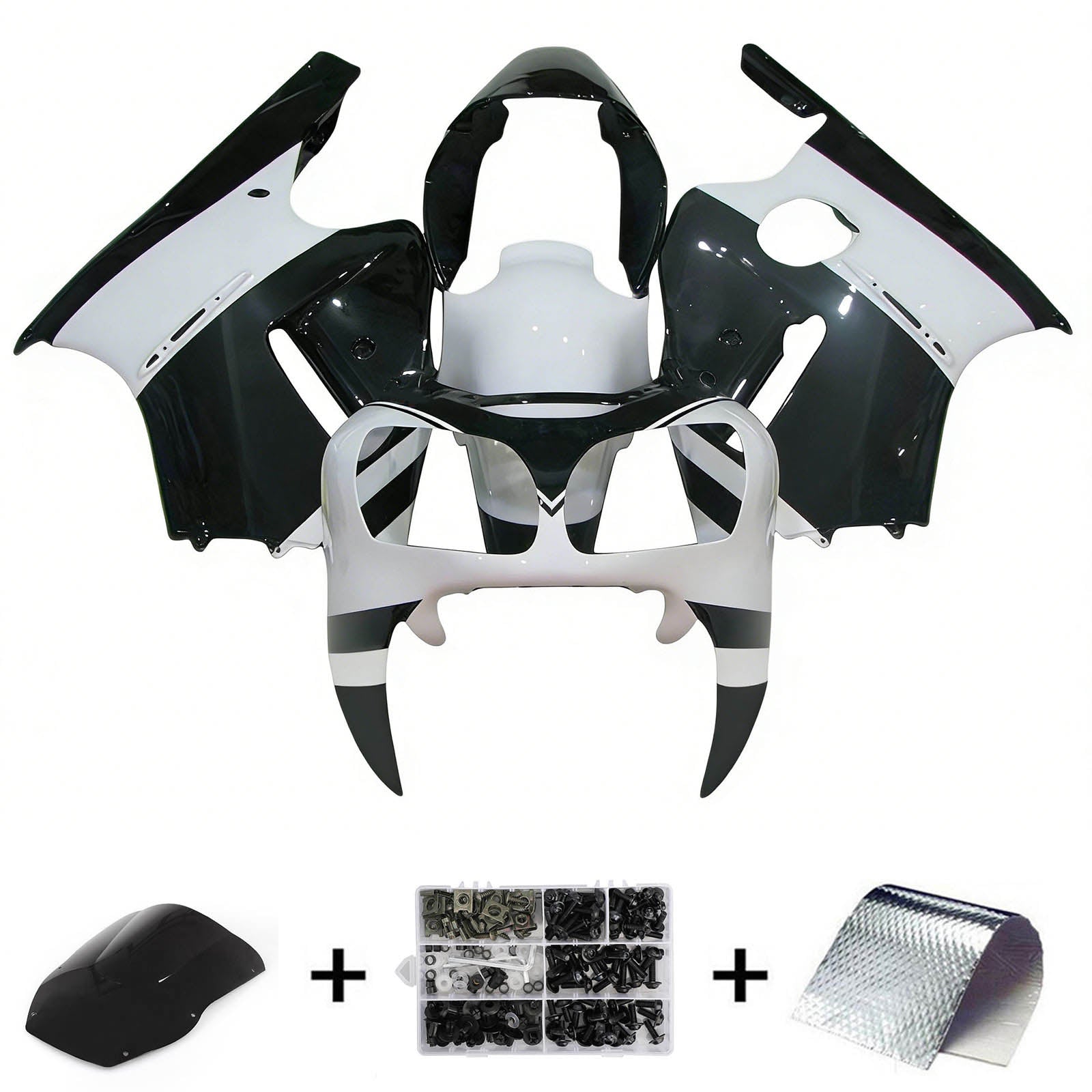 Kawasaki ZX12R 2000-2001 Fairing Kit Bodywork Plastic ABS