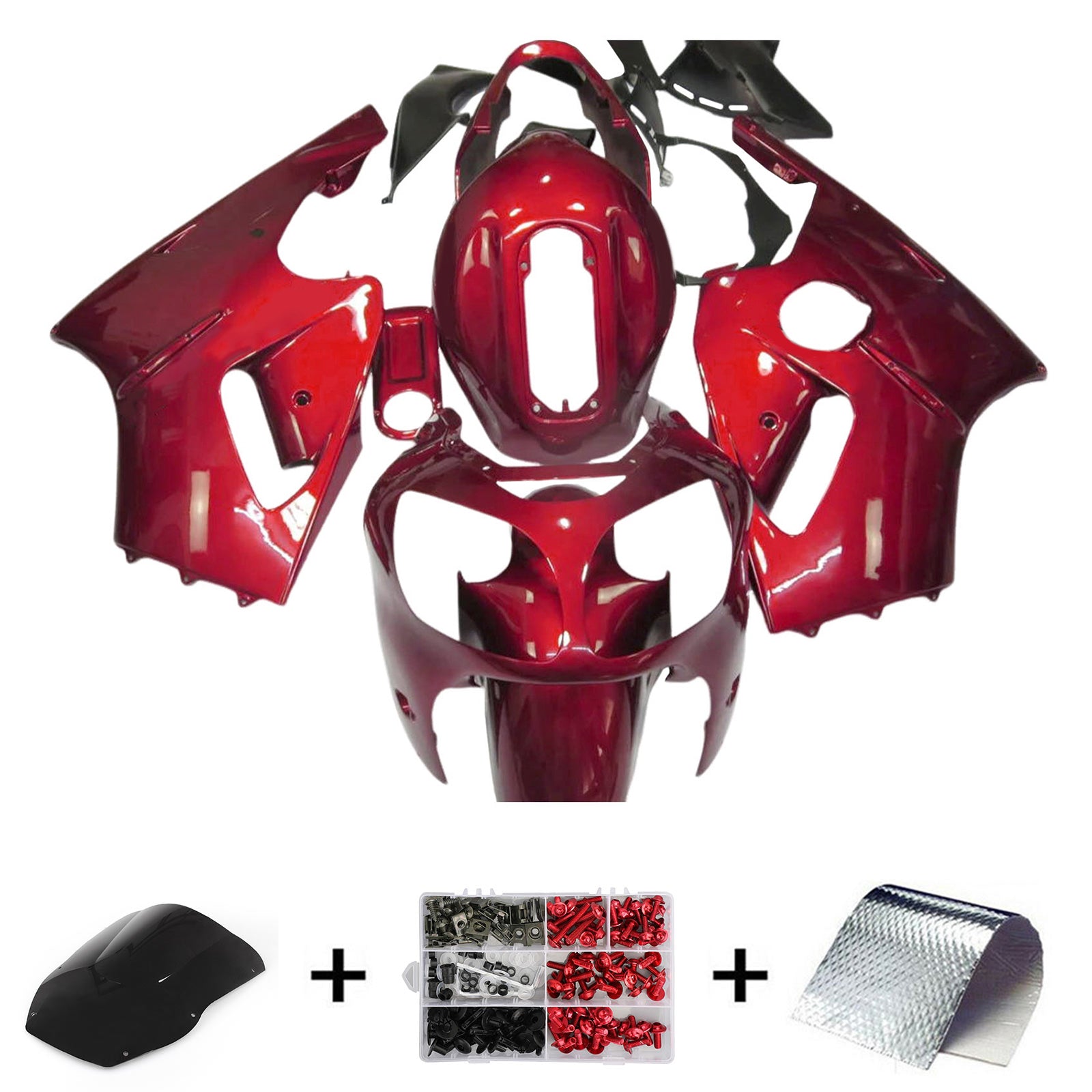 Kawasaki ZX12R 2000-2001 Fairing Kit Bodywork Plastic ABS