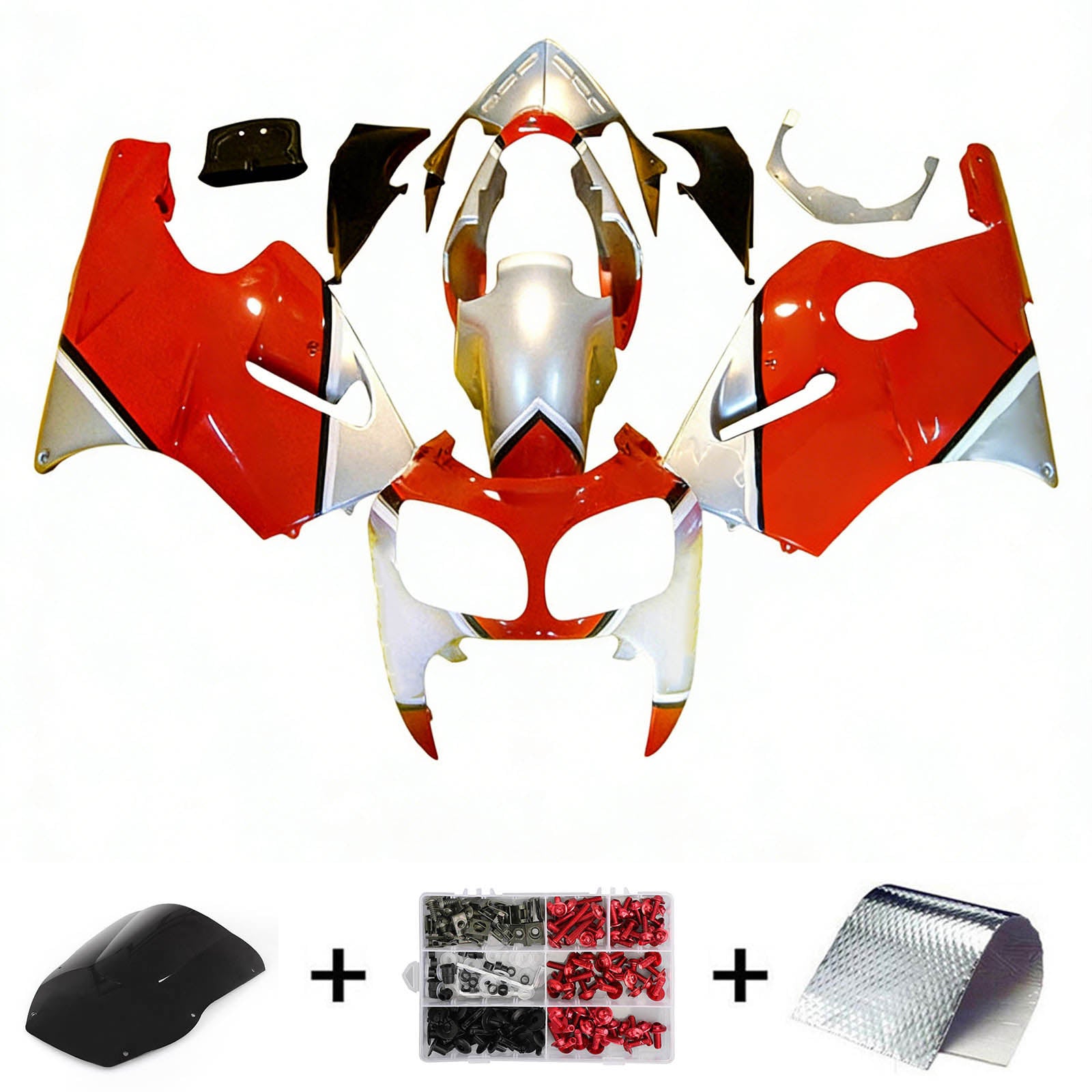Kawasaki ZX12R 2000-2001 Fairing Kit Bodywork Plastic ABS
