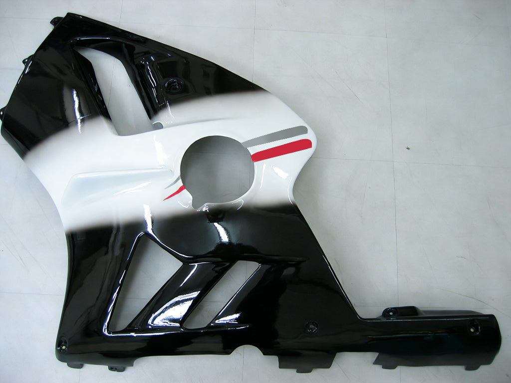 Fairings Kawasaki ZX12R Ninja Black White West (2002-2005) Generic