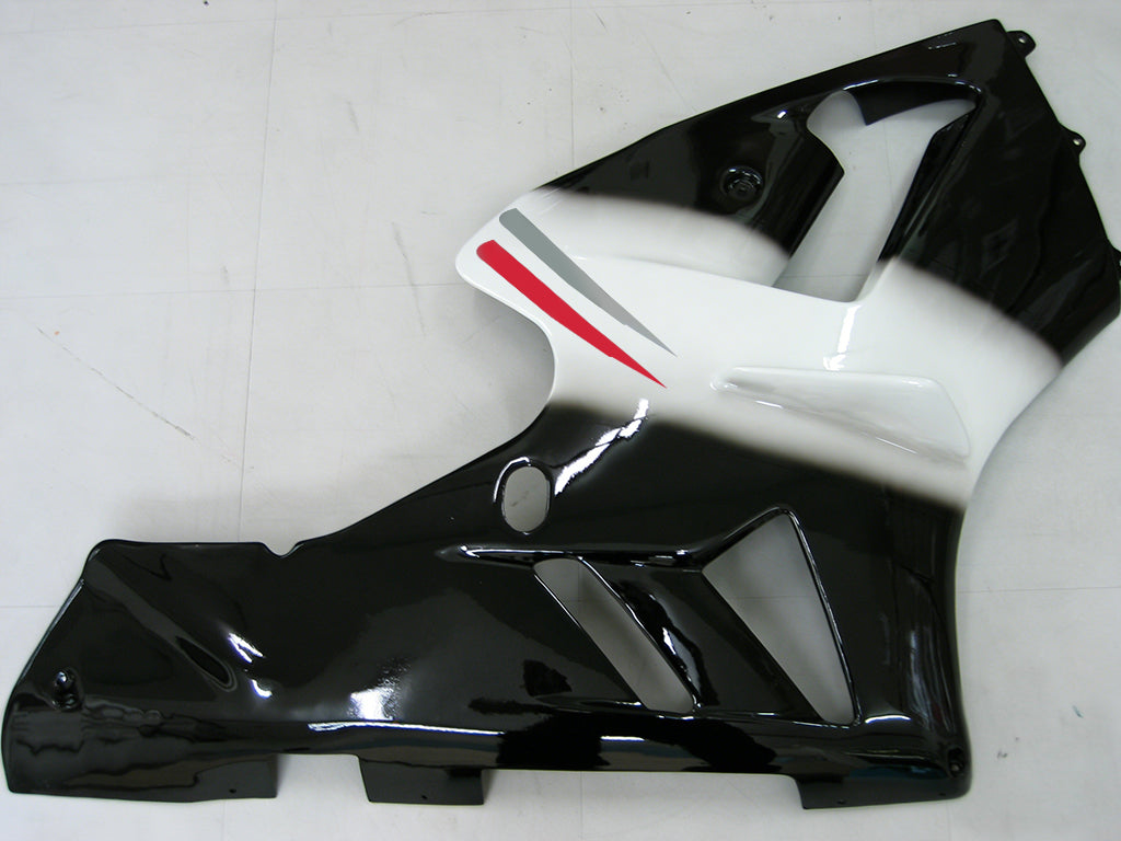 Fairings Kawasaki ZX12R Ninja Black White West (2002-2005) Generic