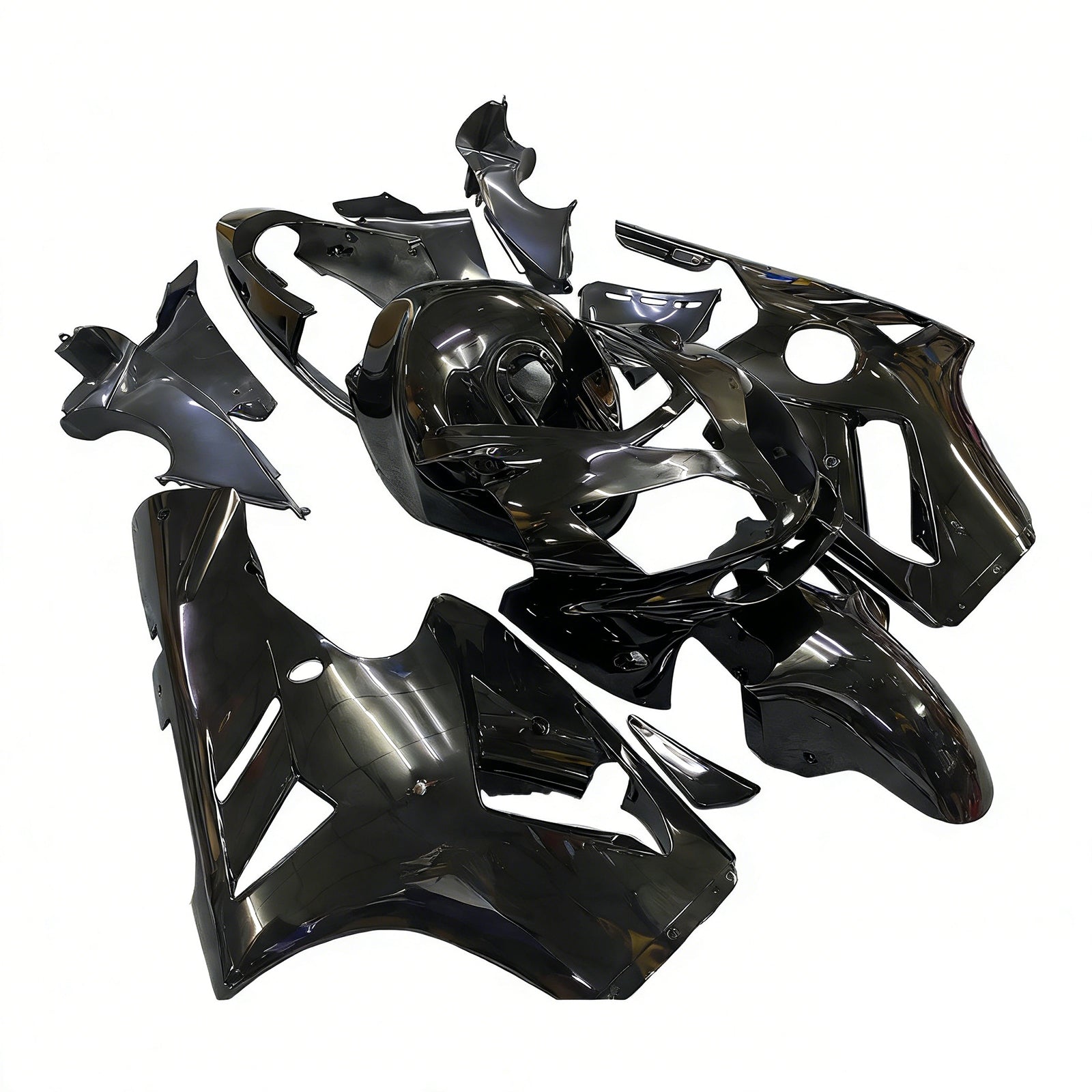 Fairings 2002-2005 Kawasaki ZX12R Black ZX12R Generic