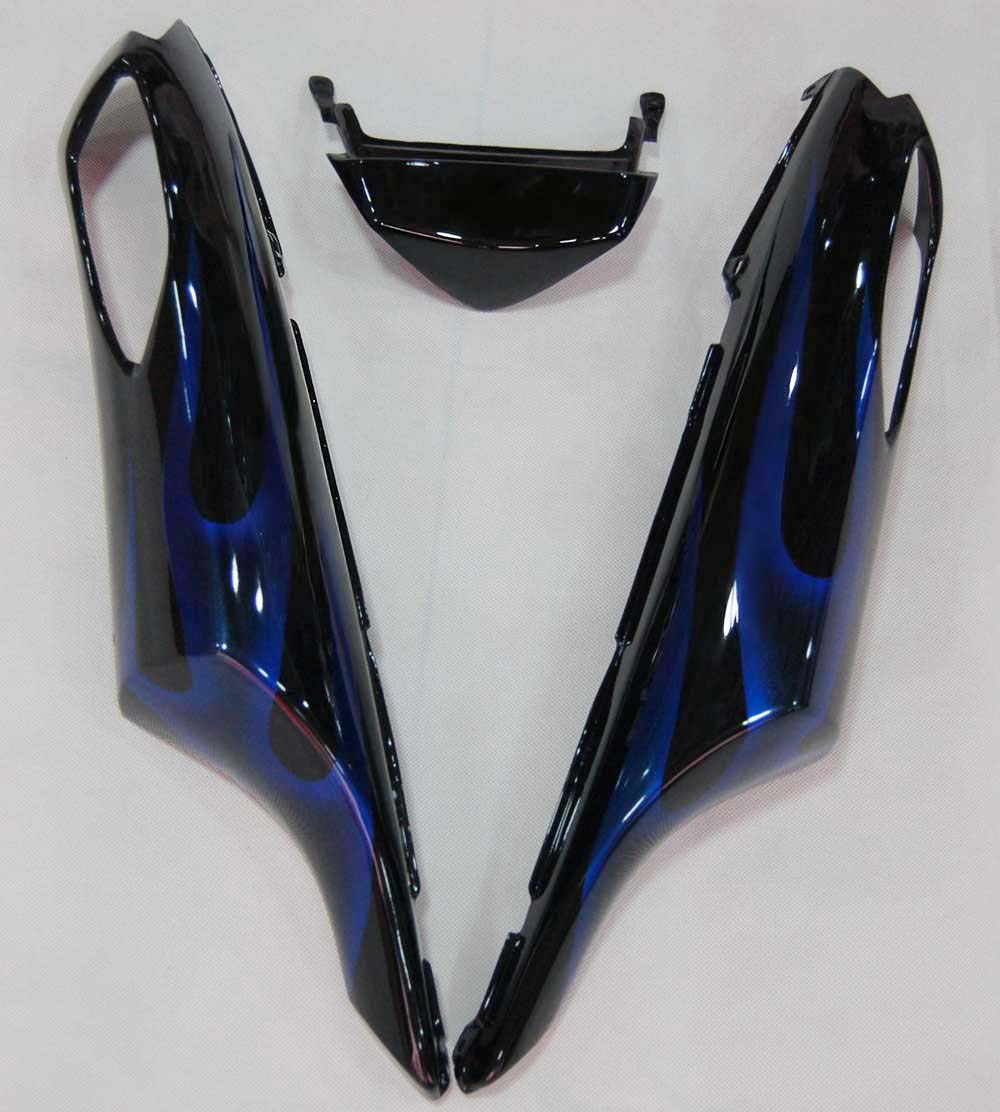 페어링 2006-2011 가와사키 ZX14R 블랙 & 블루 플레임 닌자 제네릭