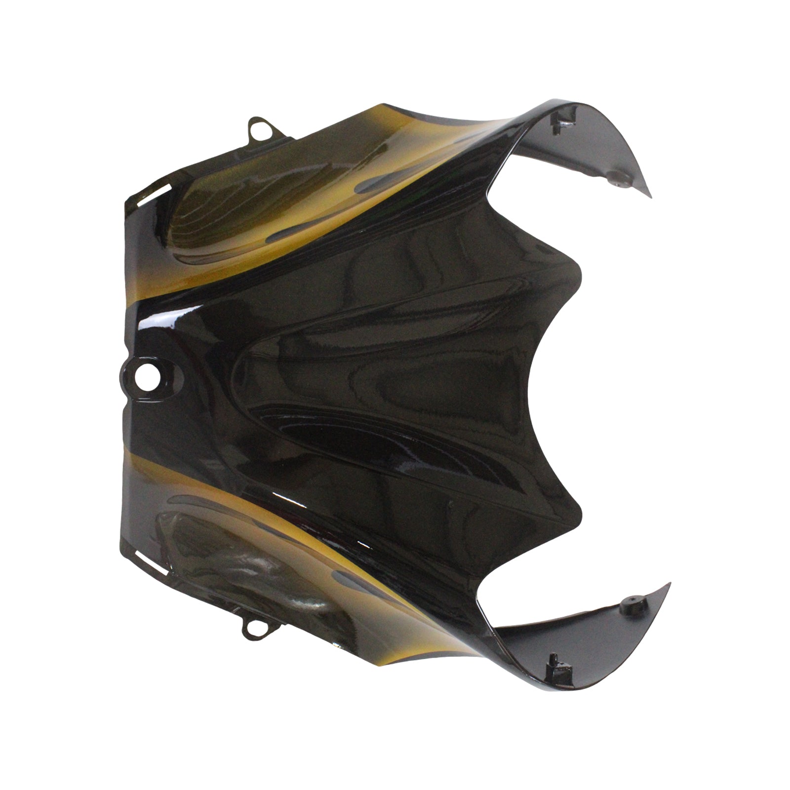 Fairings 2006-2011 Kawasaki ZX14R Black & Gold Flame Ninja Generic