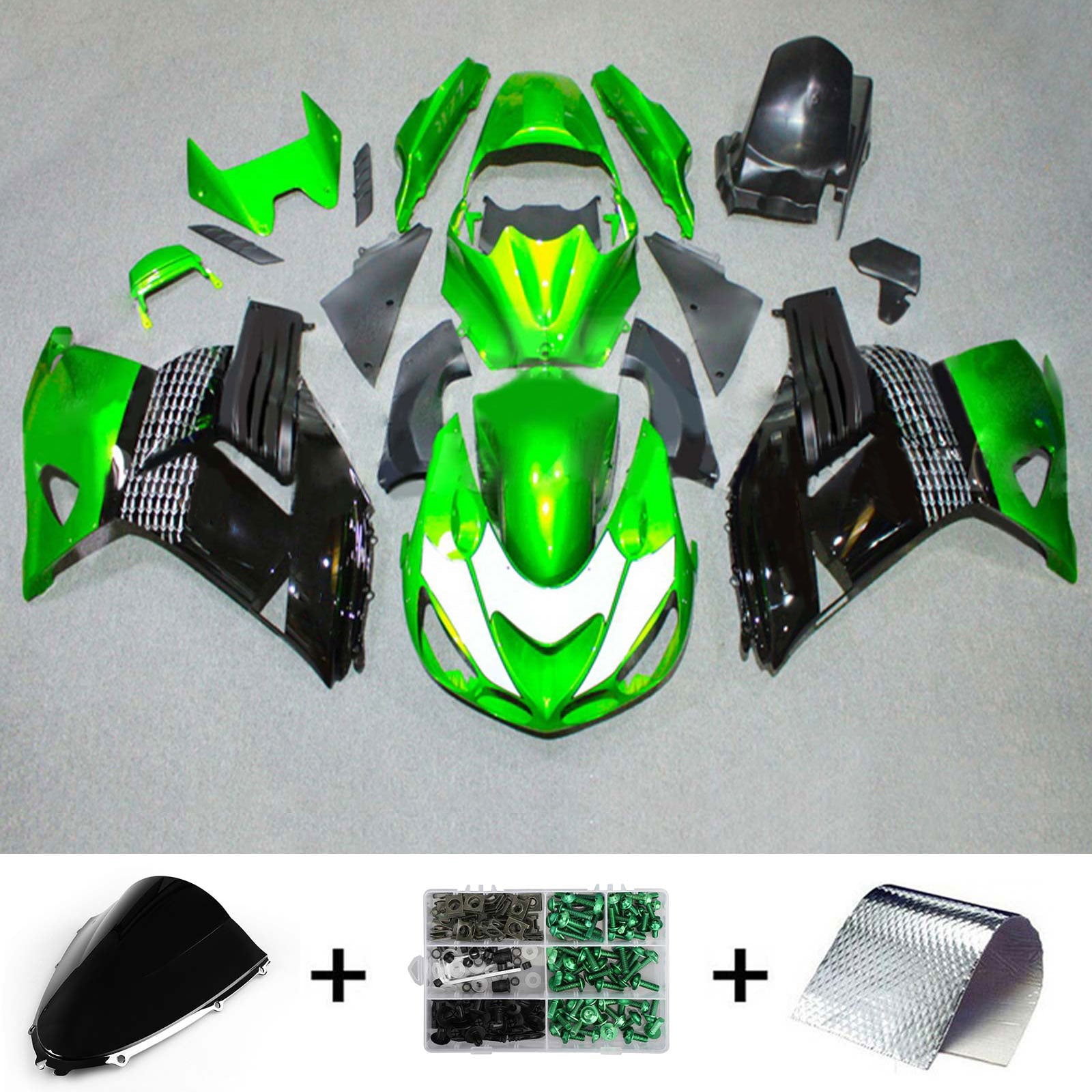 Kawasaki ZX14R 2006-2011 Fairing Kit Bodywork Plastic ABS