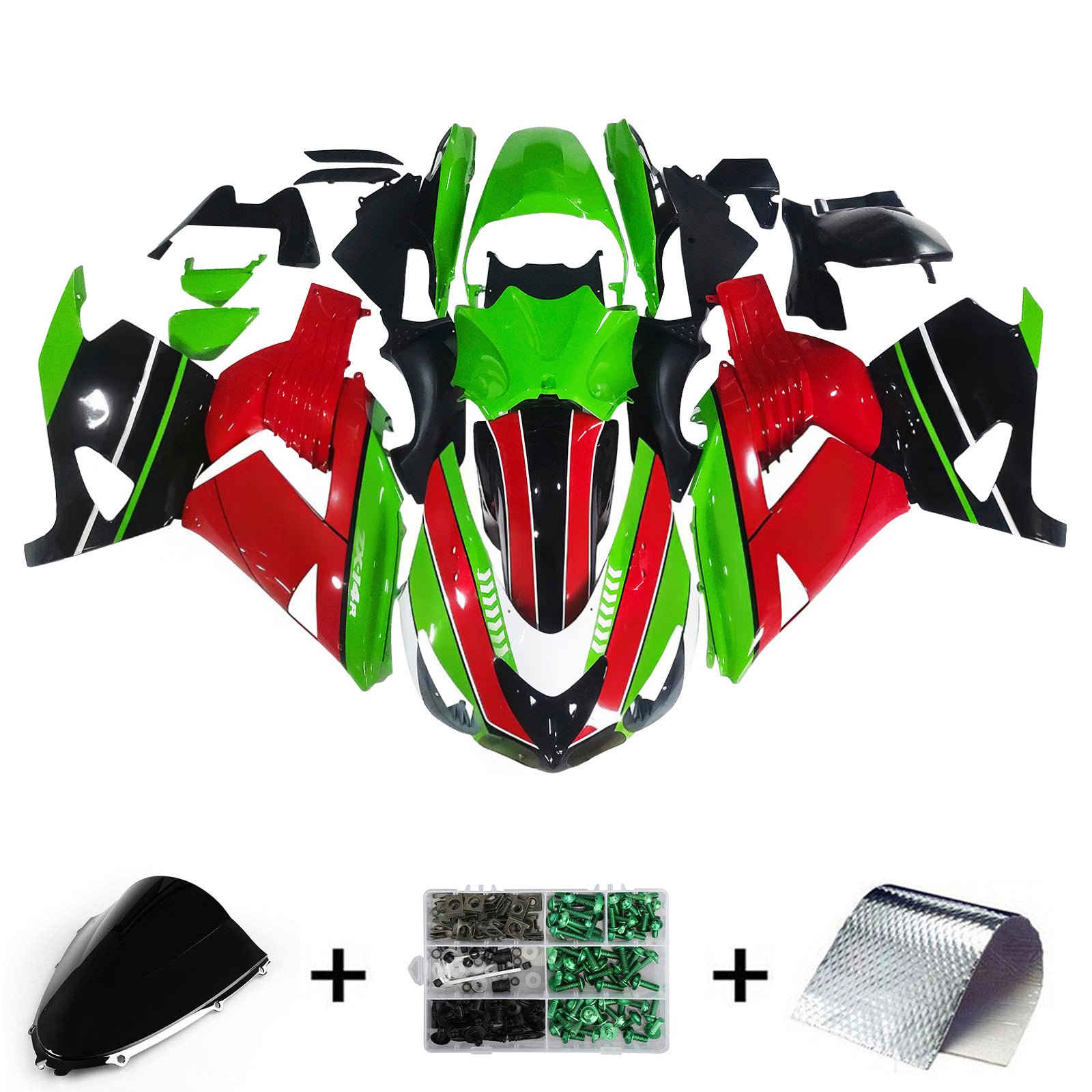 Kawasaki ZX14R 2006-2011 Fairing Kit Bodywork Plastic ABS
