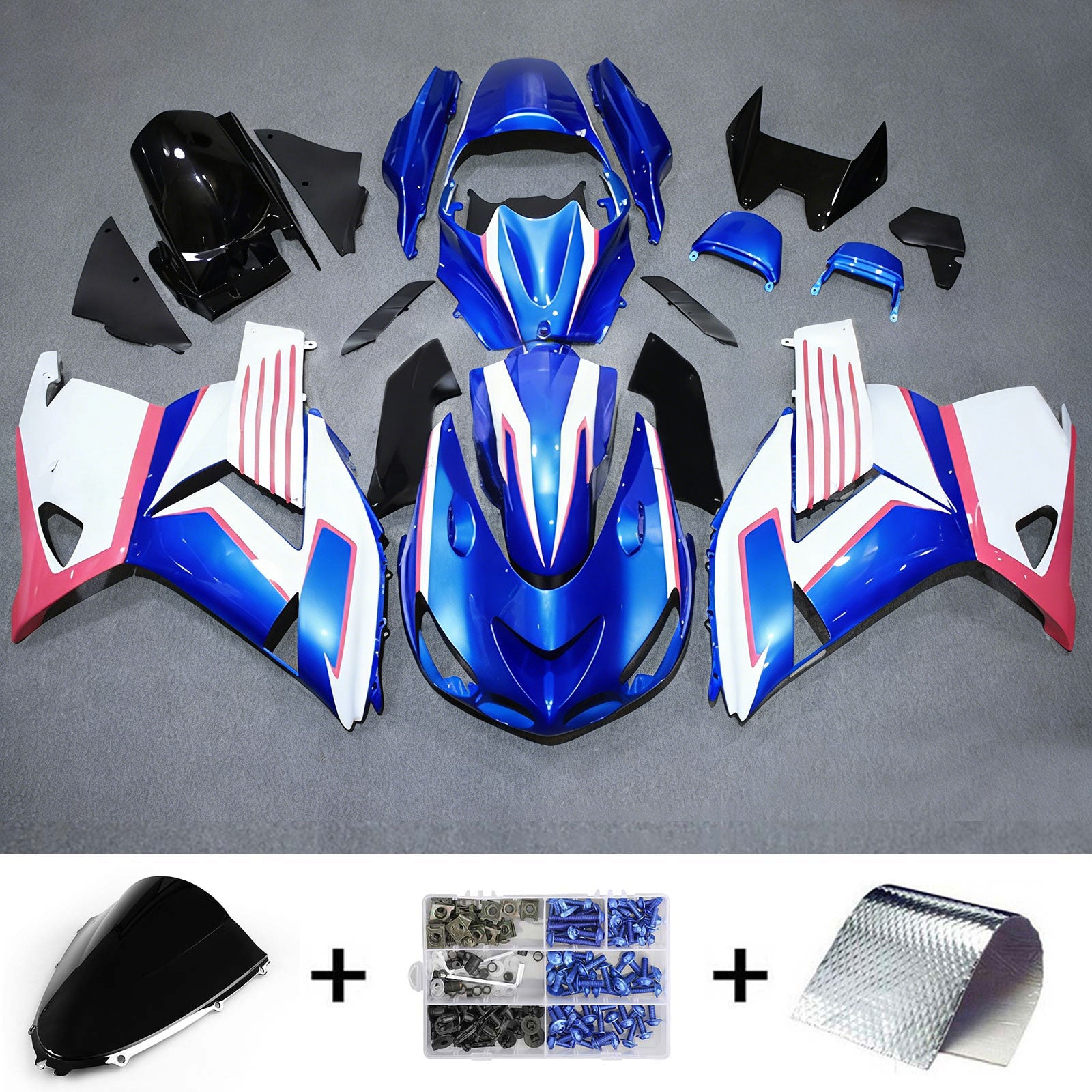Kawasaki ZX14R 2006-2011 Fairing Kit Bodywork Plastic ABS