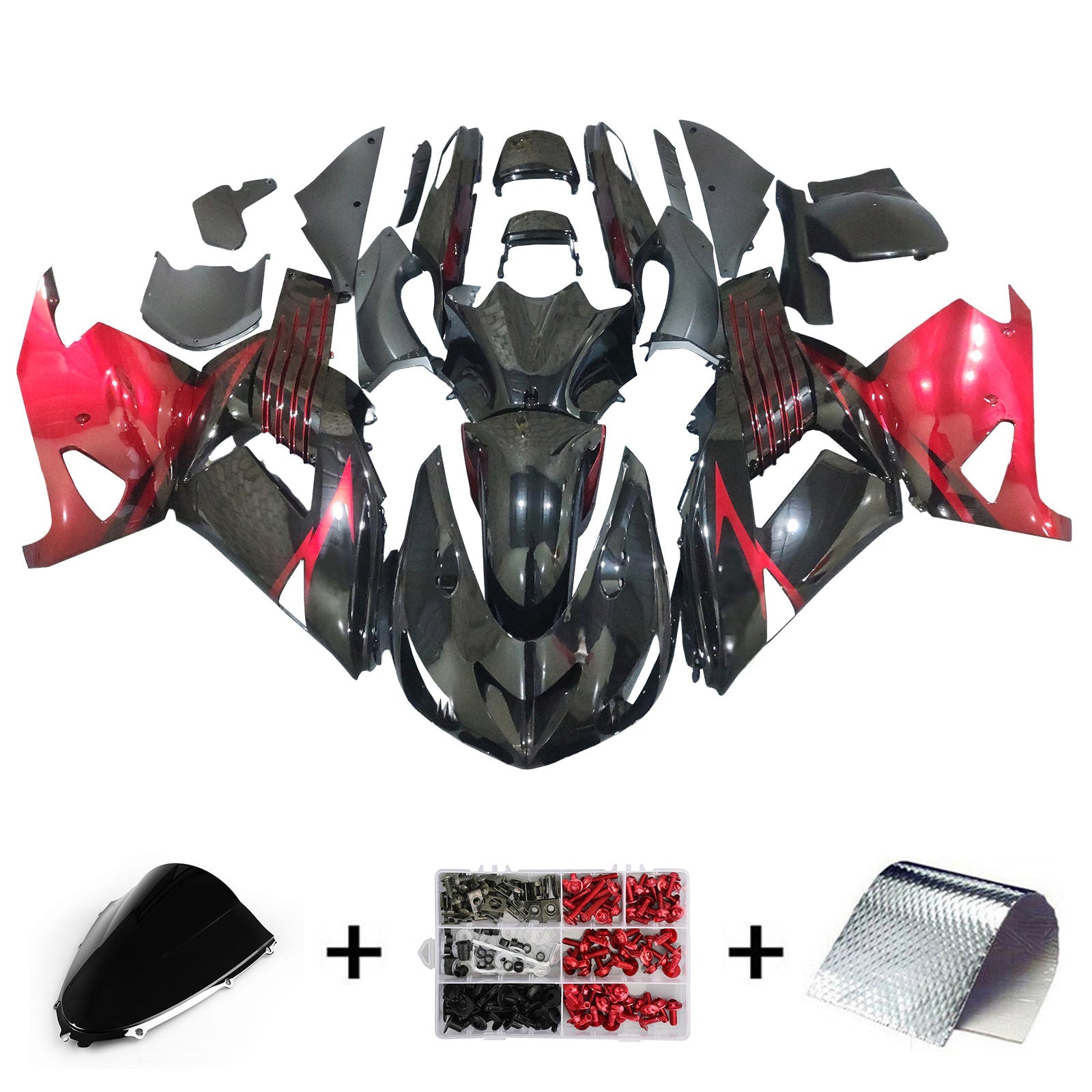 Kit Carenado Kawasaki ZX14R ZZR1400 2006-2011 Carrocería
