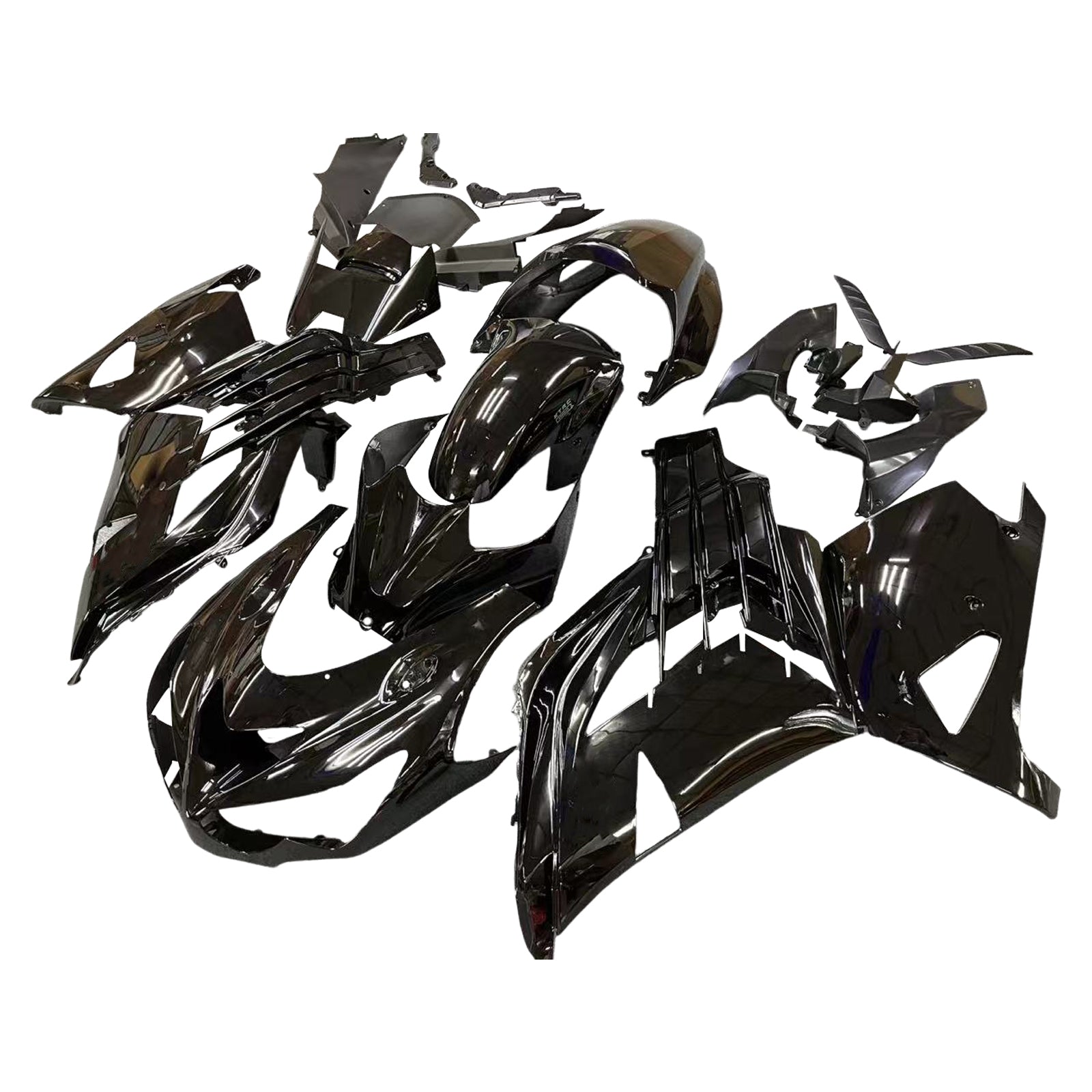 페어링 플라스틱 2012-2022 가와사키 ZX14R 닌자 블랙 제네릭