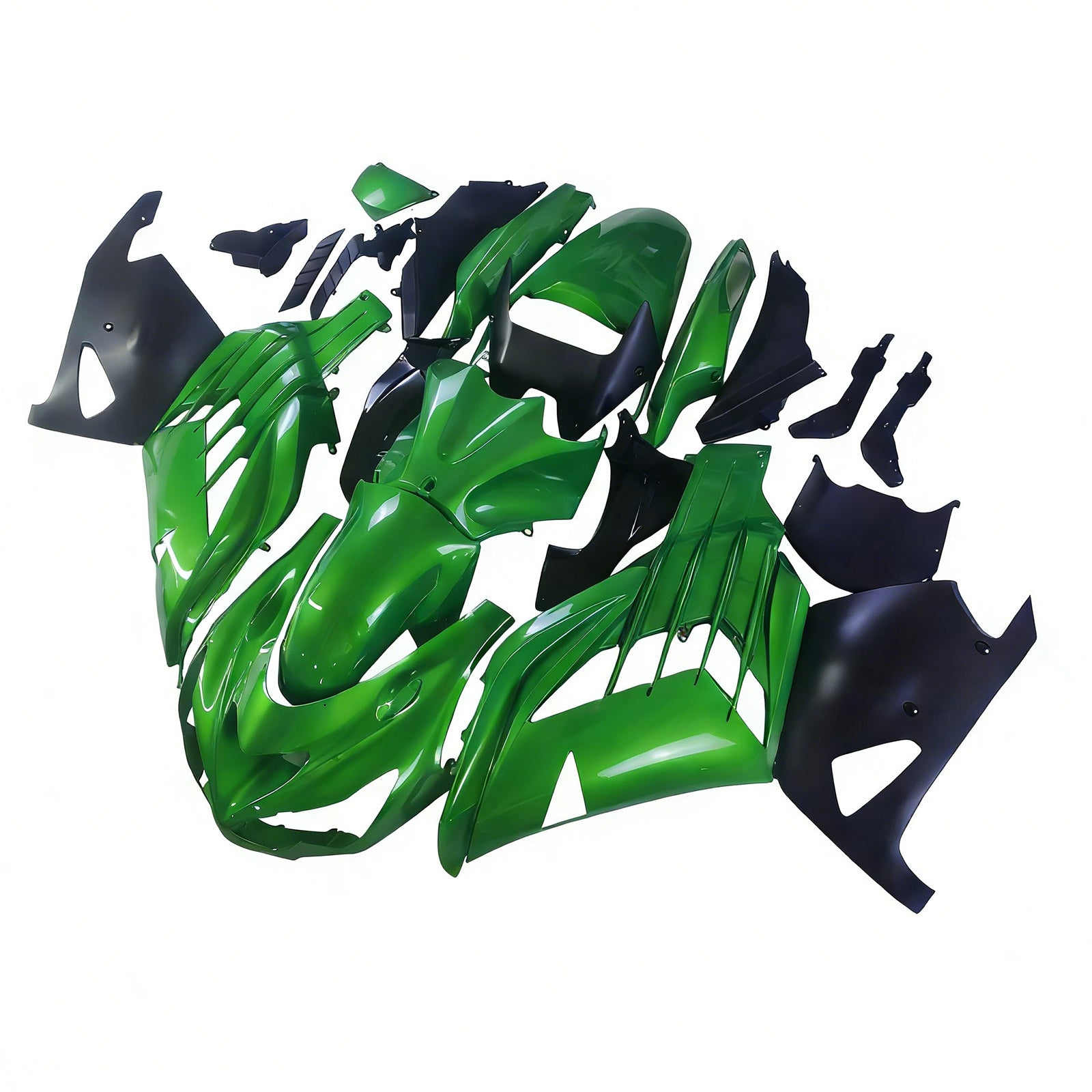 Carenados Plásticos 2012-2022 Kawasaki ZX14R Ninja Verde Genérico