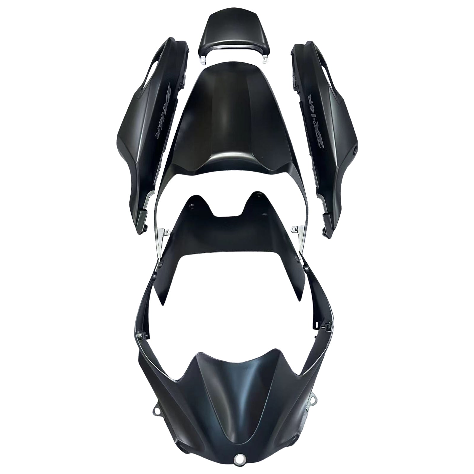 Fairings Plastics 2012-2022 Kawasaki ZX14R Ninja Black Red Generic