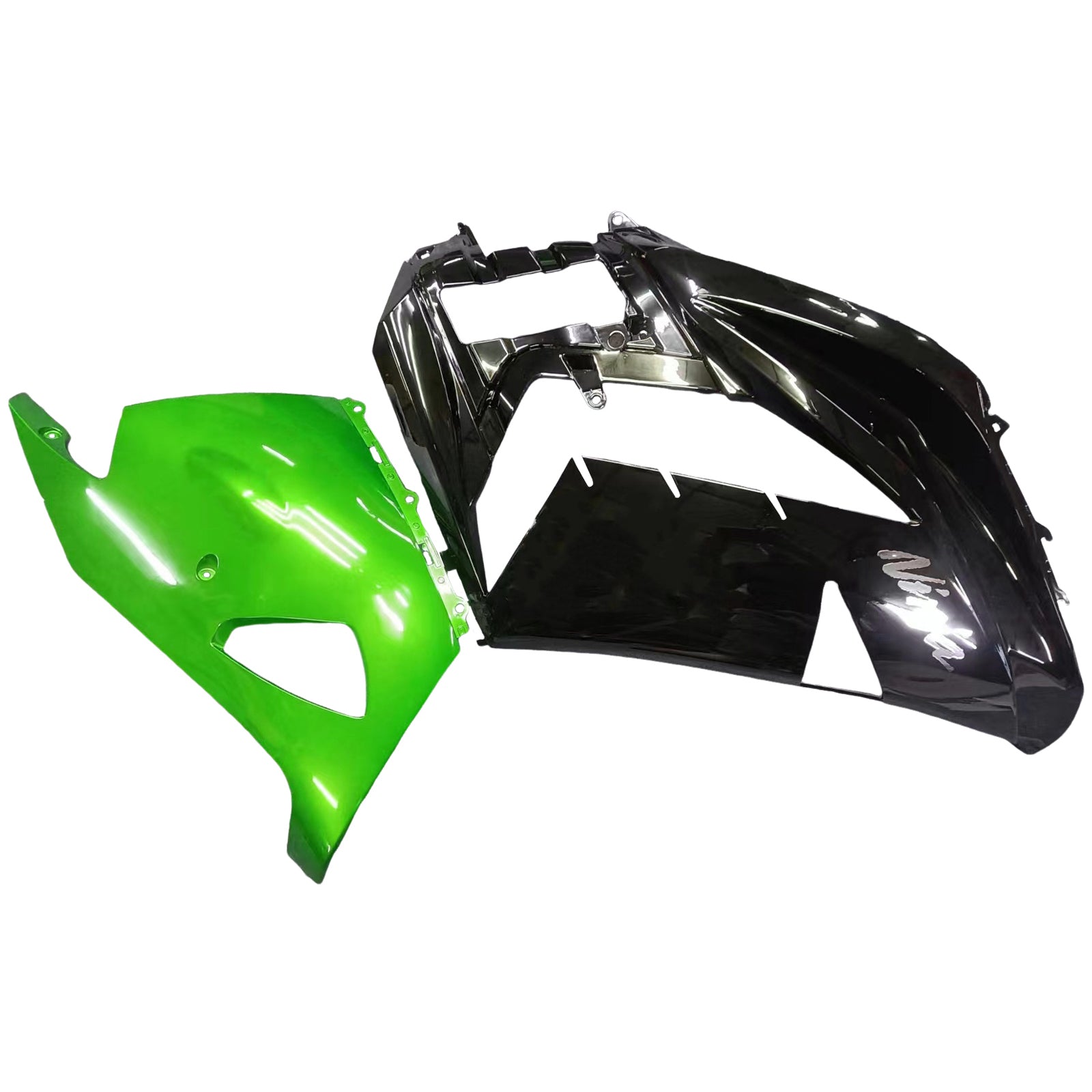 Fairings Plastics 2012-2022 Kawasaki ZX14R Ninja Green Black Generic