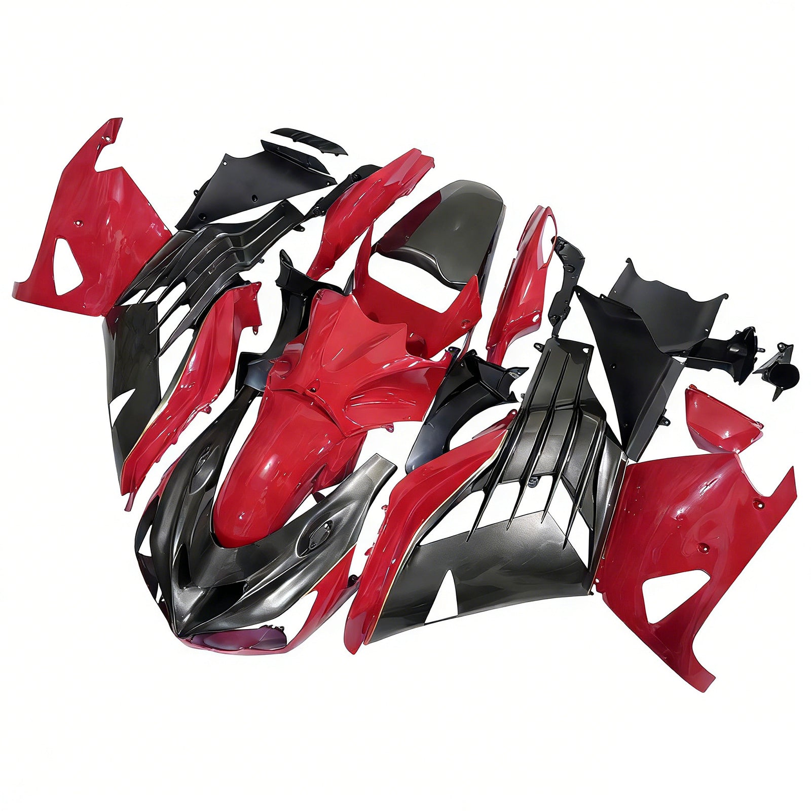 Fairings Plastics 2012-2022 Kawasaki ZX14R Ninja Red Bronze Generic