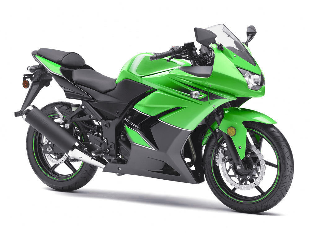 Fairings 2008-2012 Kawasaki ZX250R EX250 Green Black Ninja ZX250 Generic