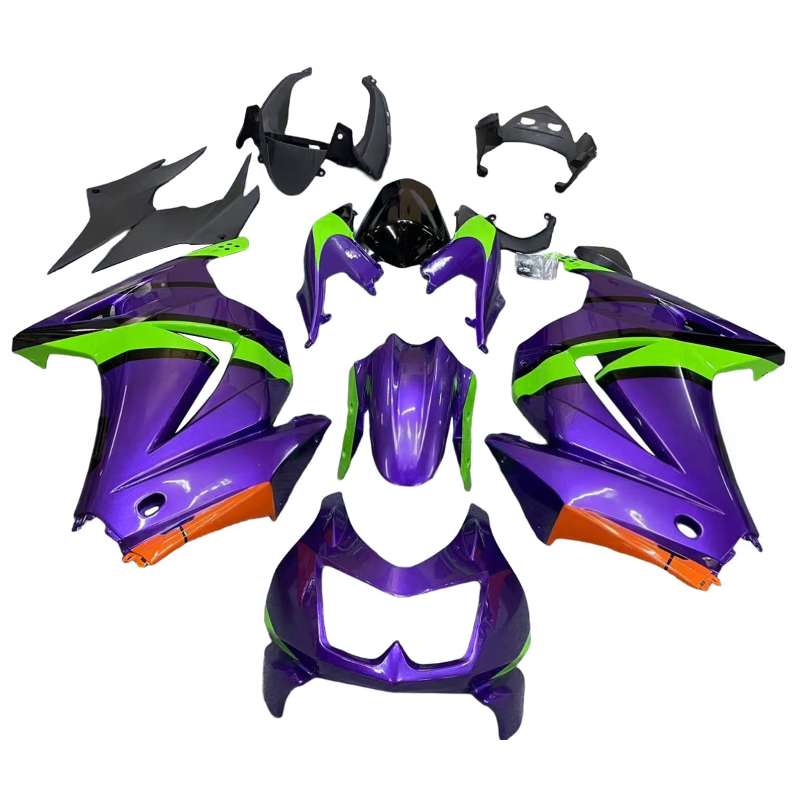 Kawasaki EX250 Ninja250R 2008-2012 Fairing Kit Bodywork Plastic ABS