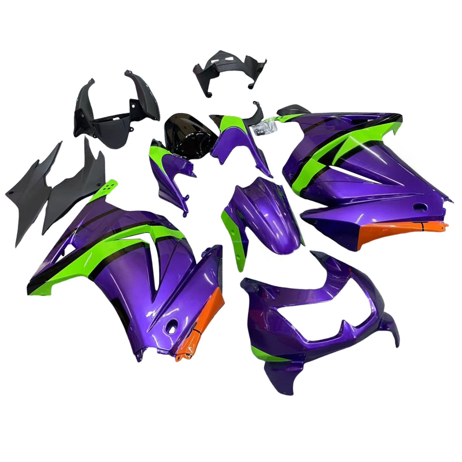 Kawasaki EX250 Ninja250R 2008-2012 Fairing Kit Bodywork Plastic ABS