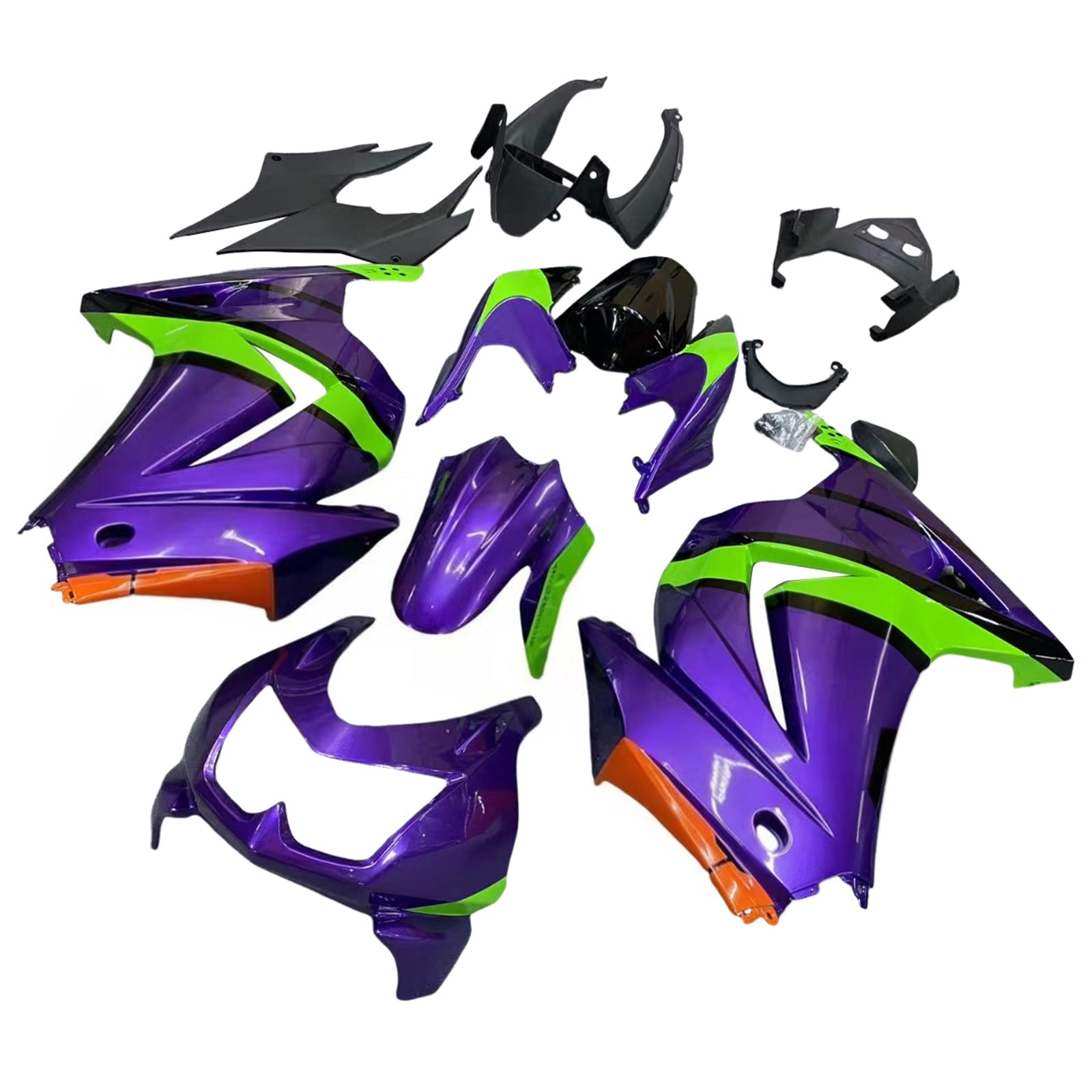 Kawasaki EX250 Ninja250R 2008-2012 Fairing Kit Bodywork Plastic ABS