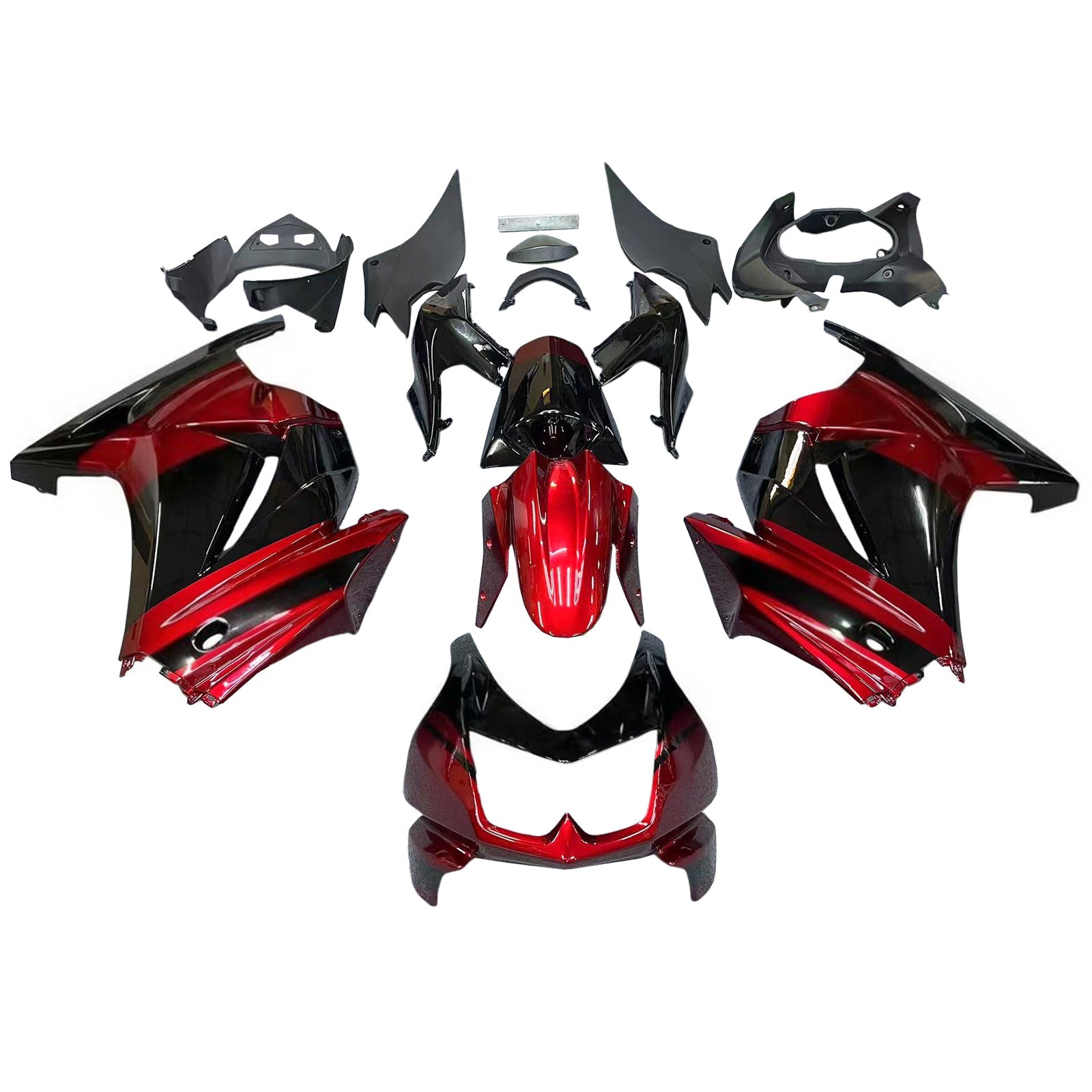 Kawasaki EX250 Ninja250R 2008-2012 Fairing Kit Bodywork Plastic ABS
