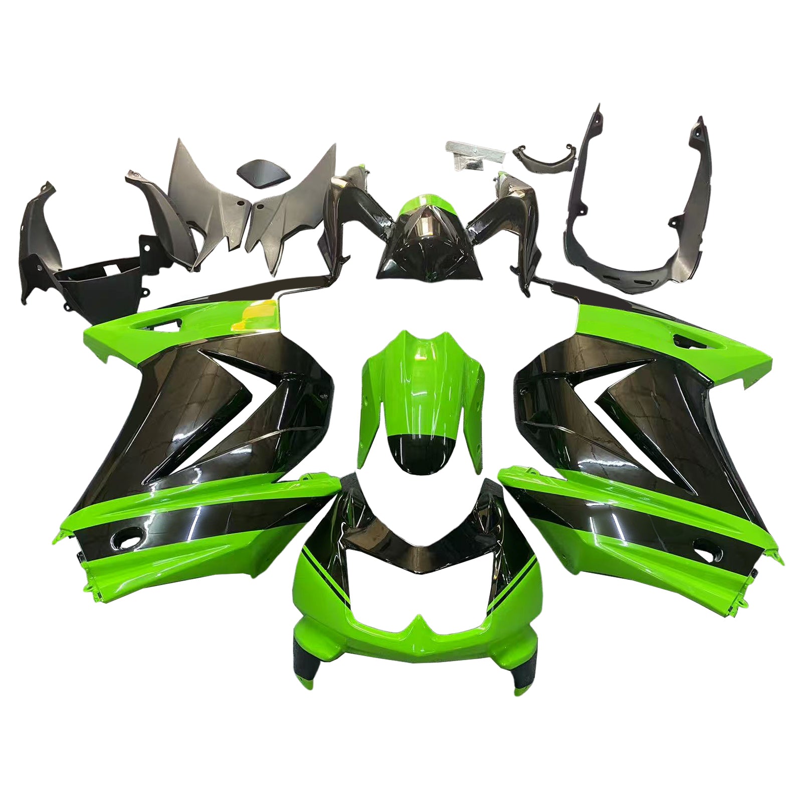 Kawasaki EX250 Ninja250R 2008-2012 Fairing Kit Bodywork Plastic ABS