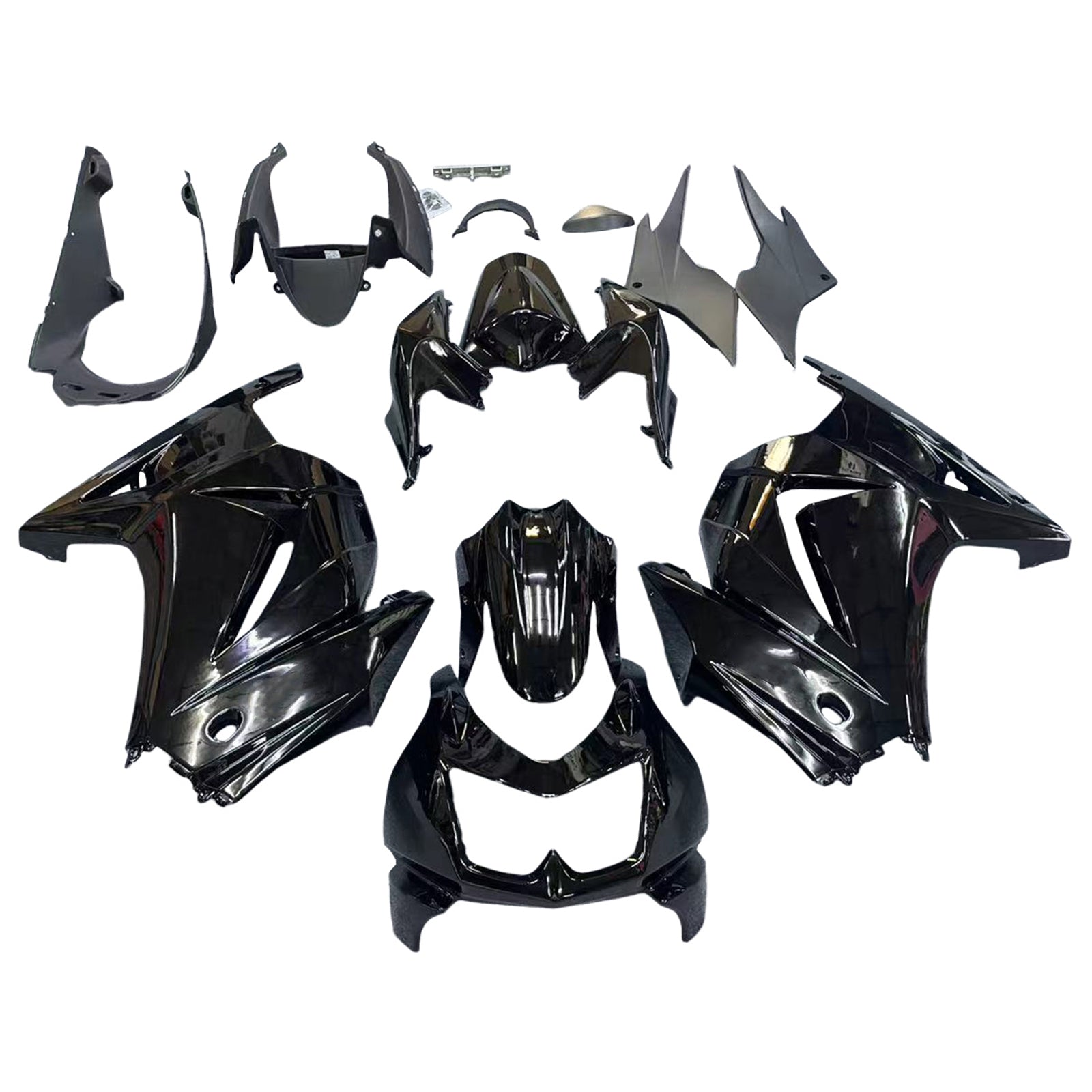 가와사키 EX250 닌자250R 2008-2012 페어링 키트 차체 플라스틱 ABS