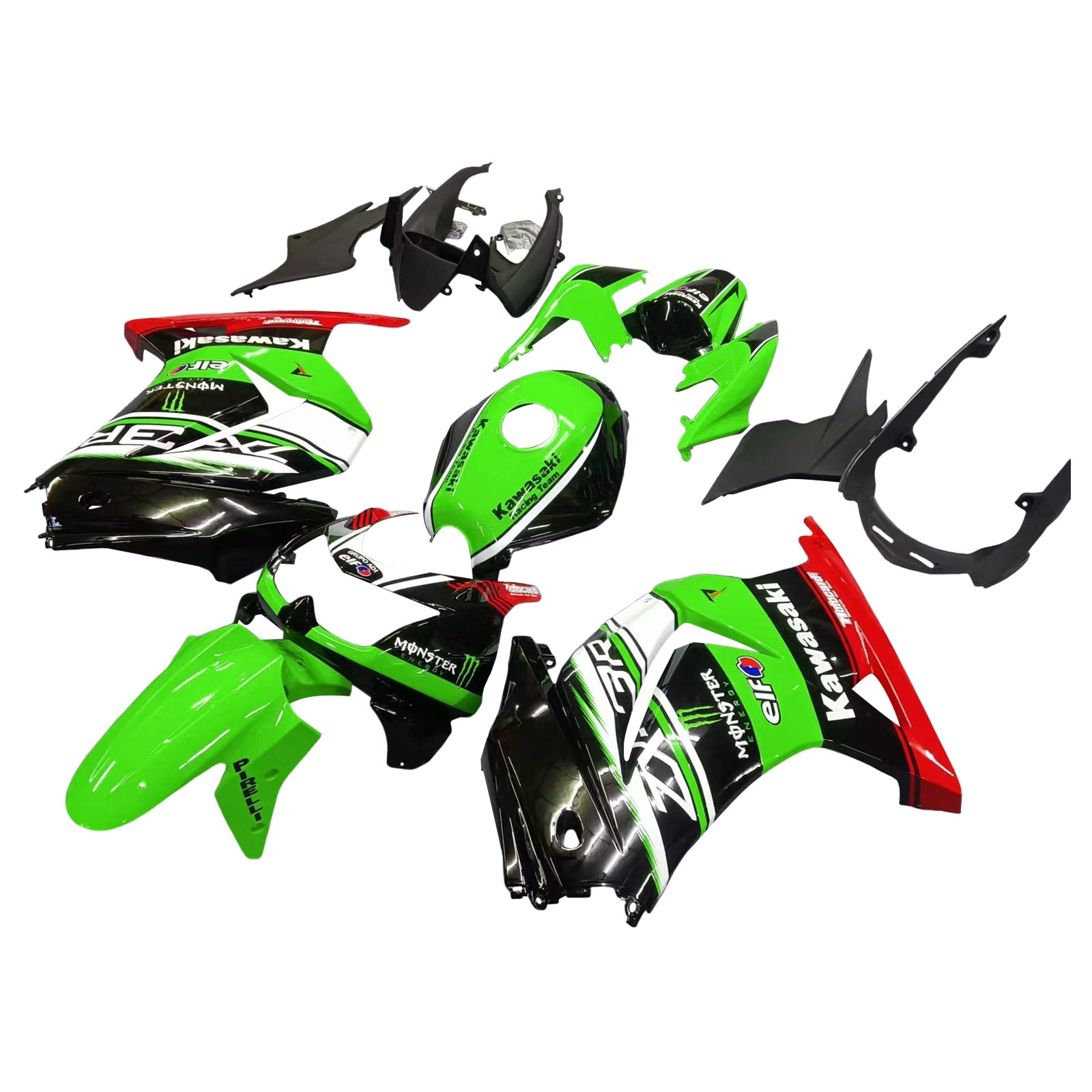 Kawasaki EX250 Ninja250R 2008-2012 Fairing Kit Bodywork Plastic ABS