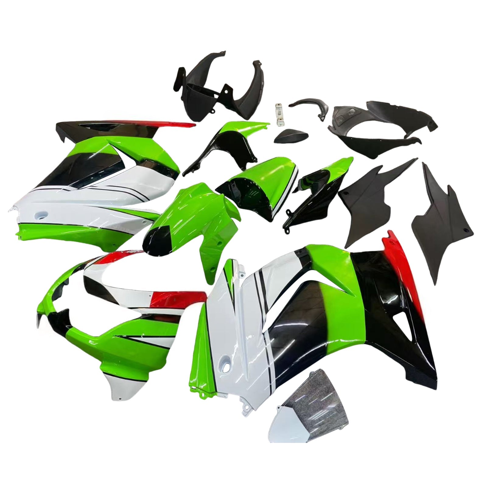 Kawasaki EX250 Ninja250R 2008-2012 Fairing Kit Bodywork Plastic ABS