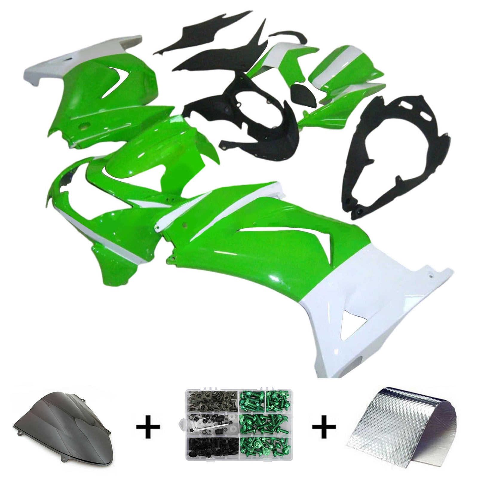 Kawasaki EX250 Ninja250R 2008-2012 Kit Carenado Carrocería Plástico ABS