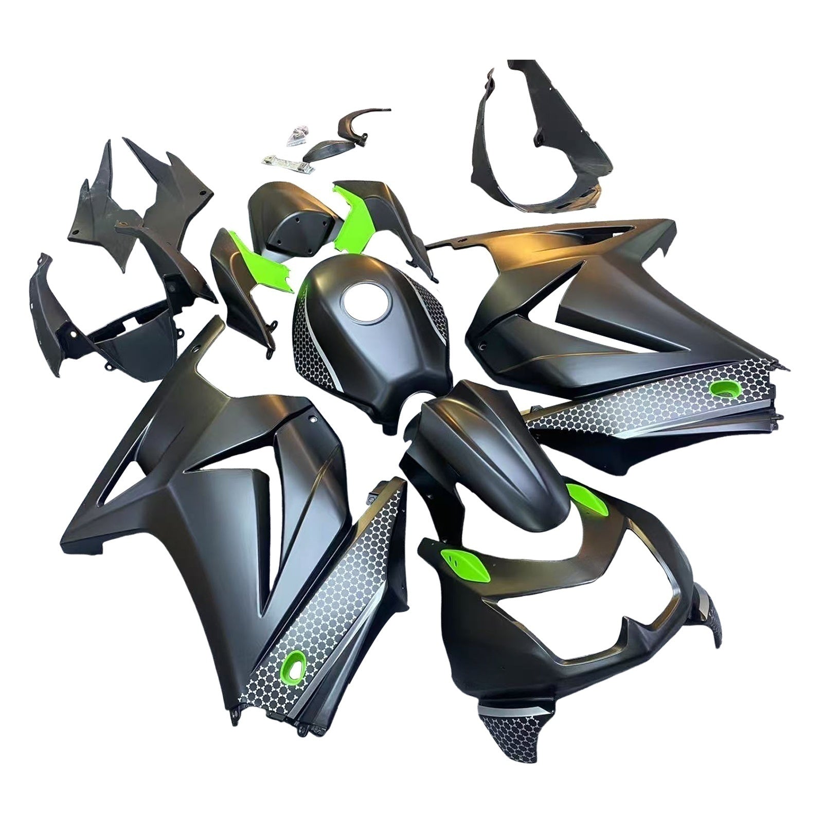Kawasaki EX250 Ninja250R 2008-2012 Fairing Kit Bodywork Plastic ABS