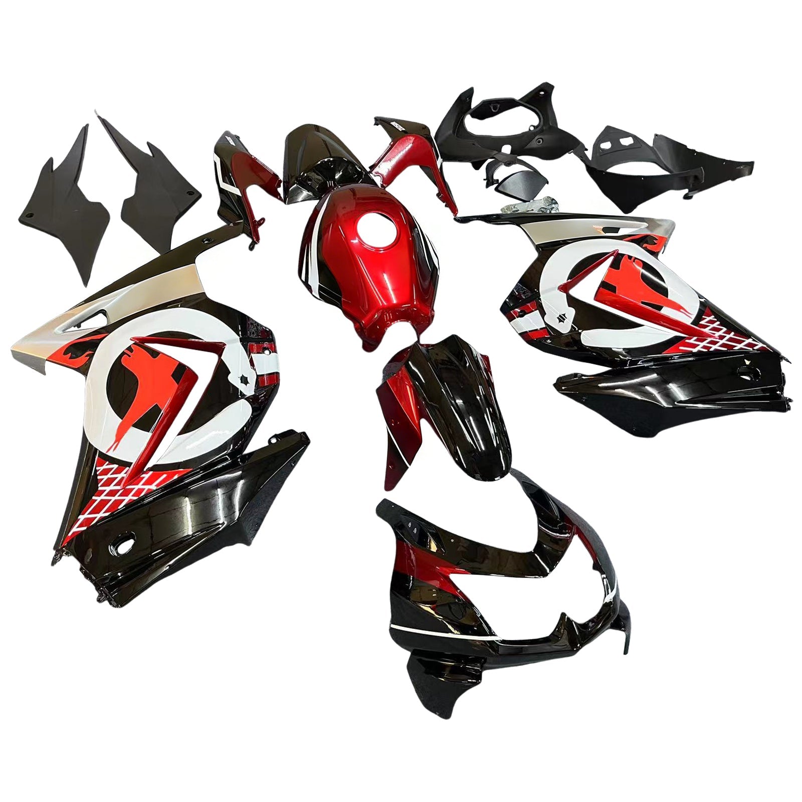 Kawasaki EX250 Ninja250R 2008-2012 Fairing Kit Bodywork Plastic ABS