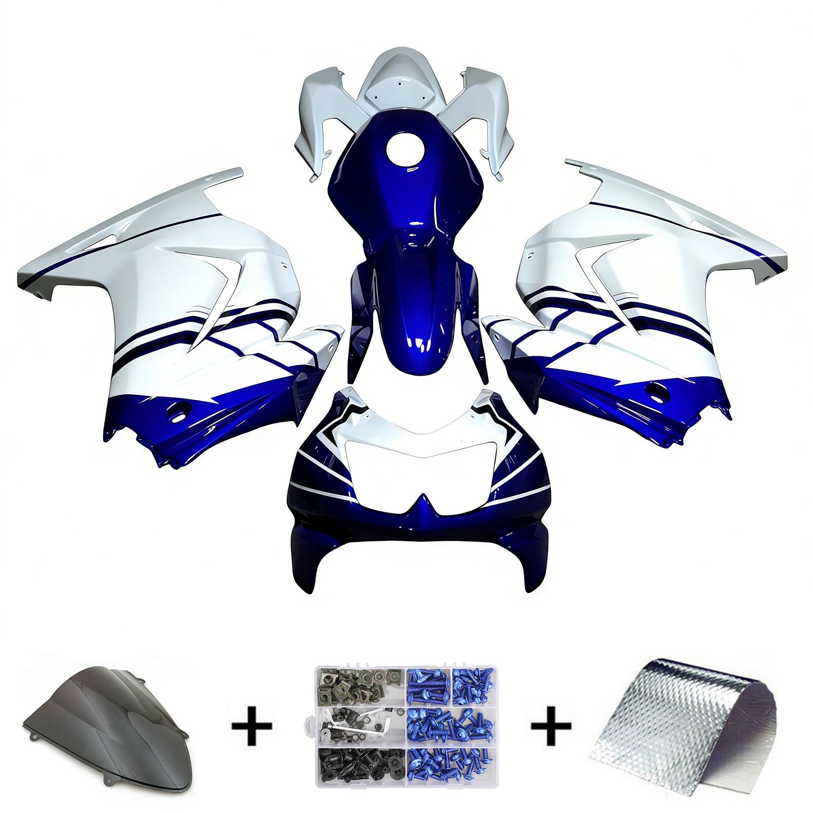 Kawasaki EX250 Ninja250R 2008-2012 Fairing Kit Bodywork Plastic ABS
