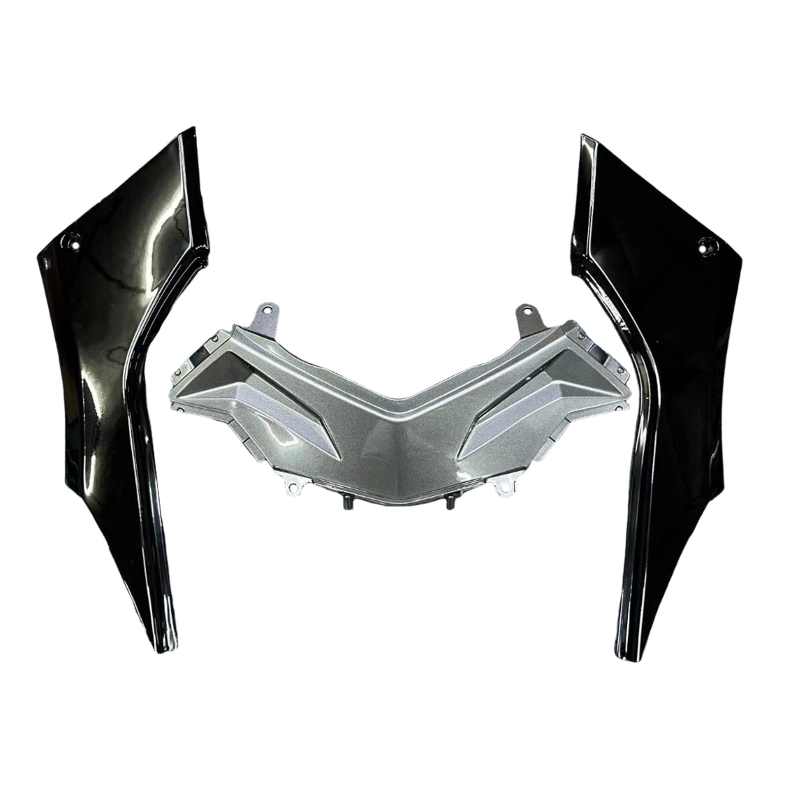 Fairings 2013-2024 Plastics Kawasaki Ninja 300R EX300R Grey Black Ninja Generic