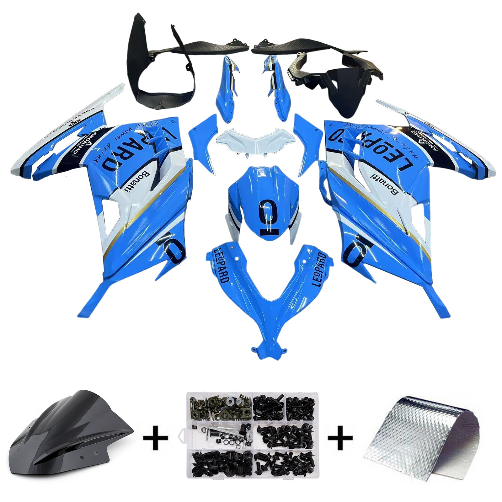 Kawasaki EX300 Ninja300 2013-2024 Fairing Kit Bodywork Plastic ABS
