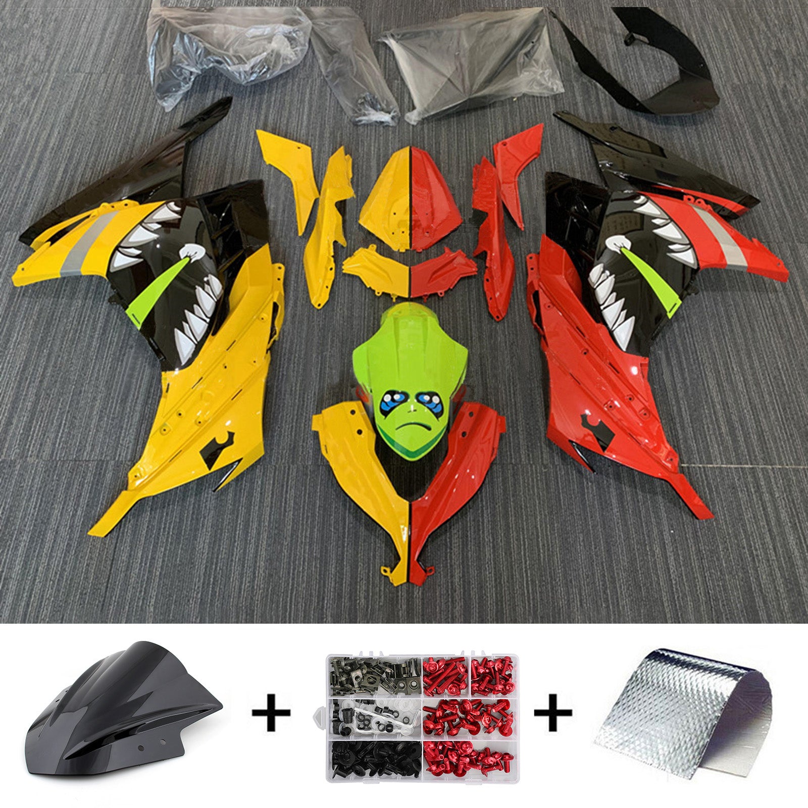 Kawasaki EX300/Ninja300 2013-2017 Kit Carenado Carrocería Plástico ABS